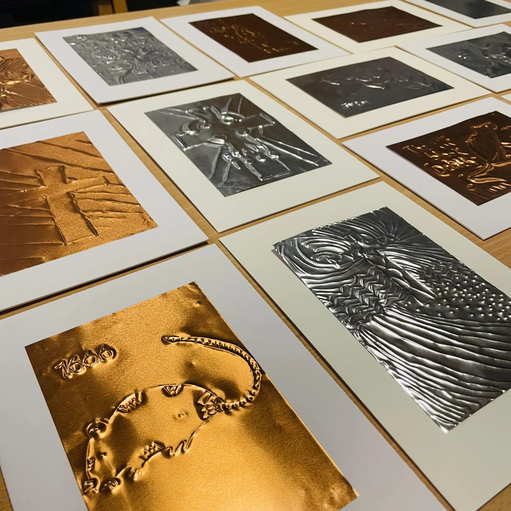 Metal embossing at Eyam residential