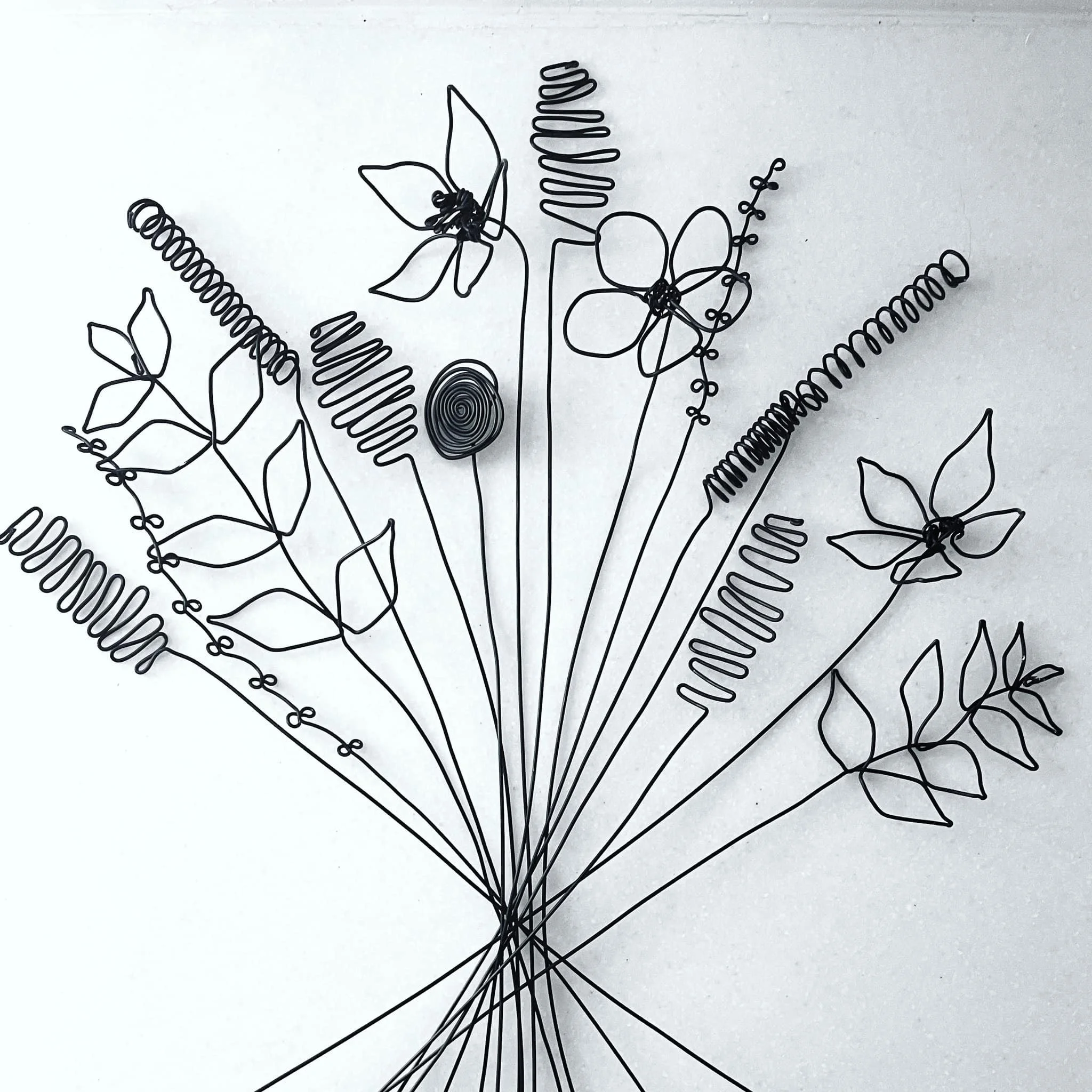 Wire flowers - adults
