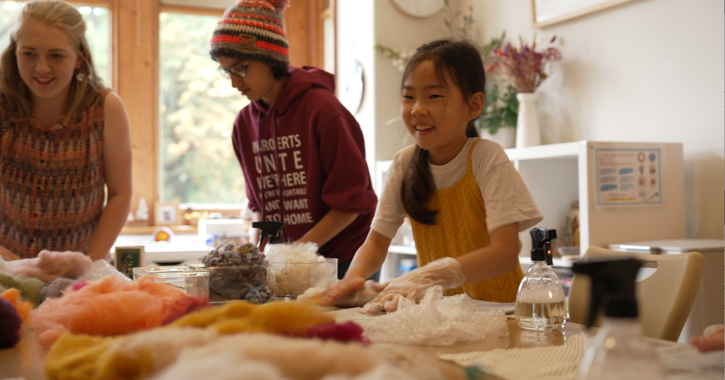 Wet felting