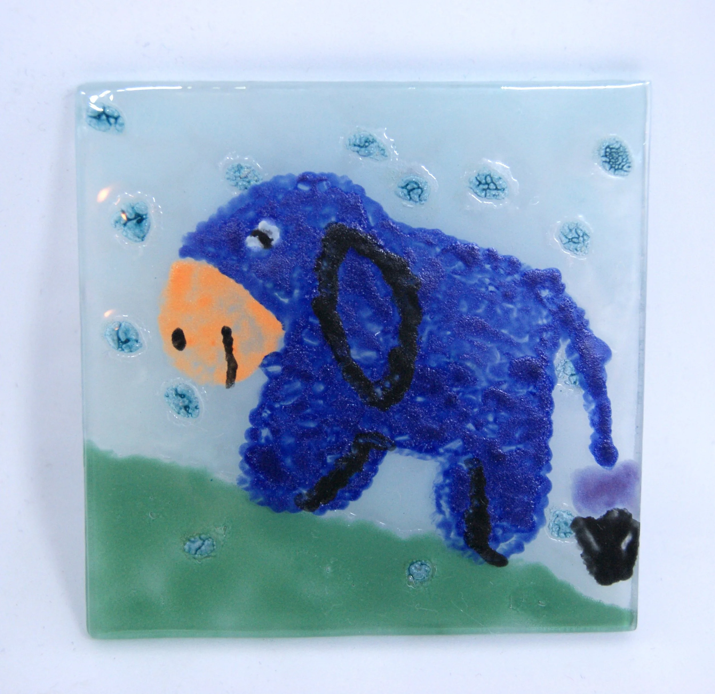 Children's glass coaster