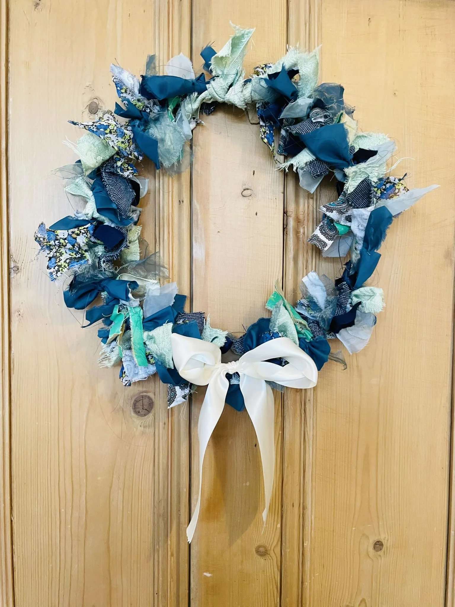 Children's fabric wreath - homeschool workshops
