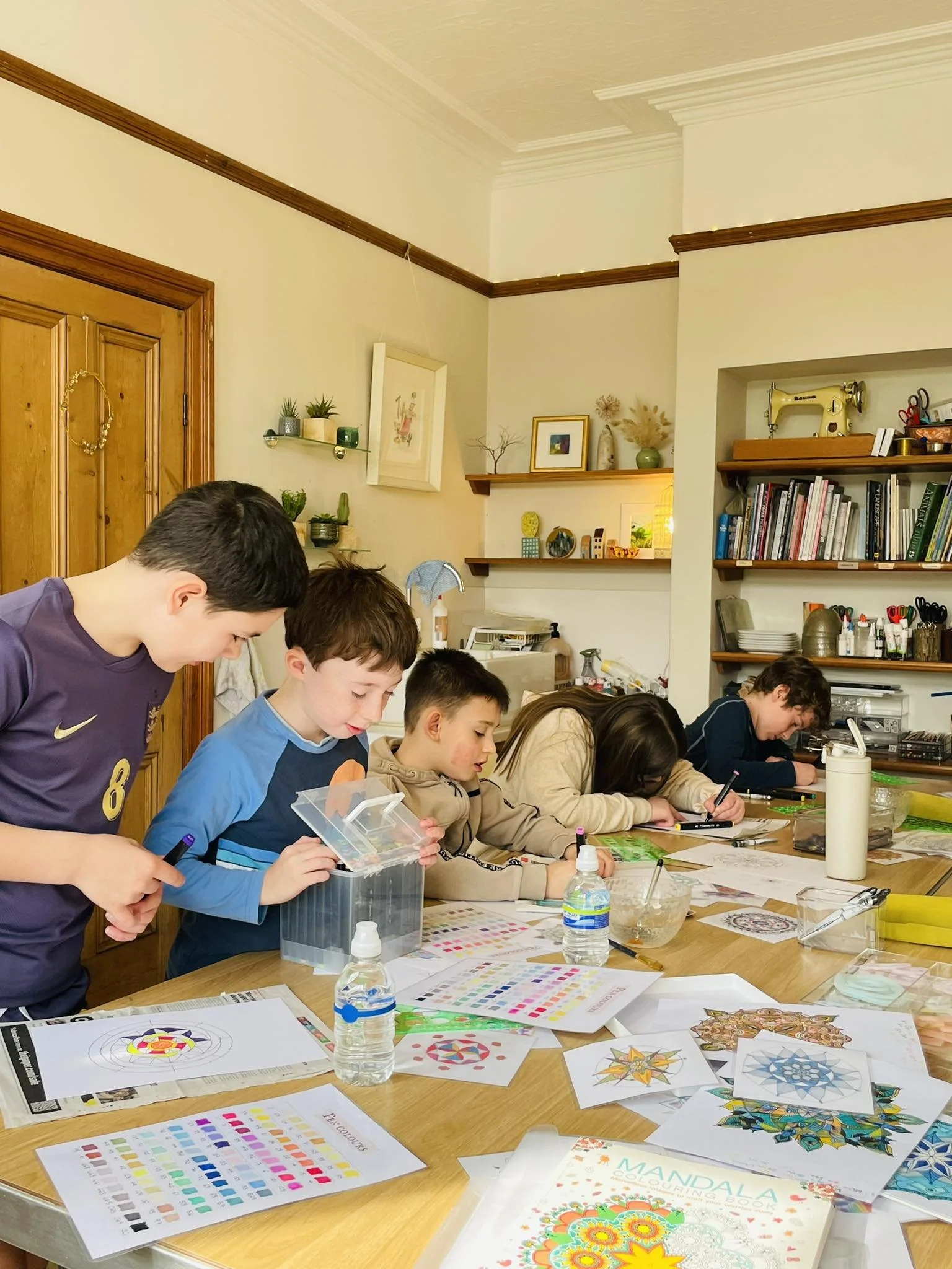 Mandala workshop for our Pride of Yorkshire lion cub
