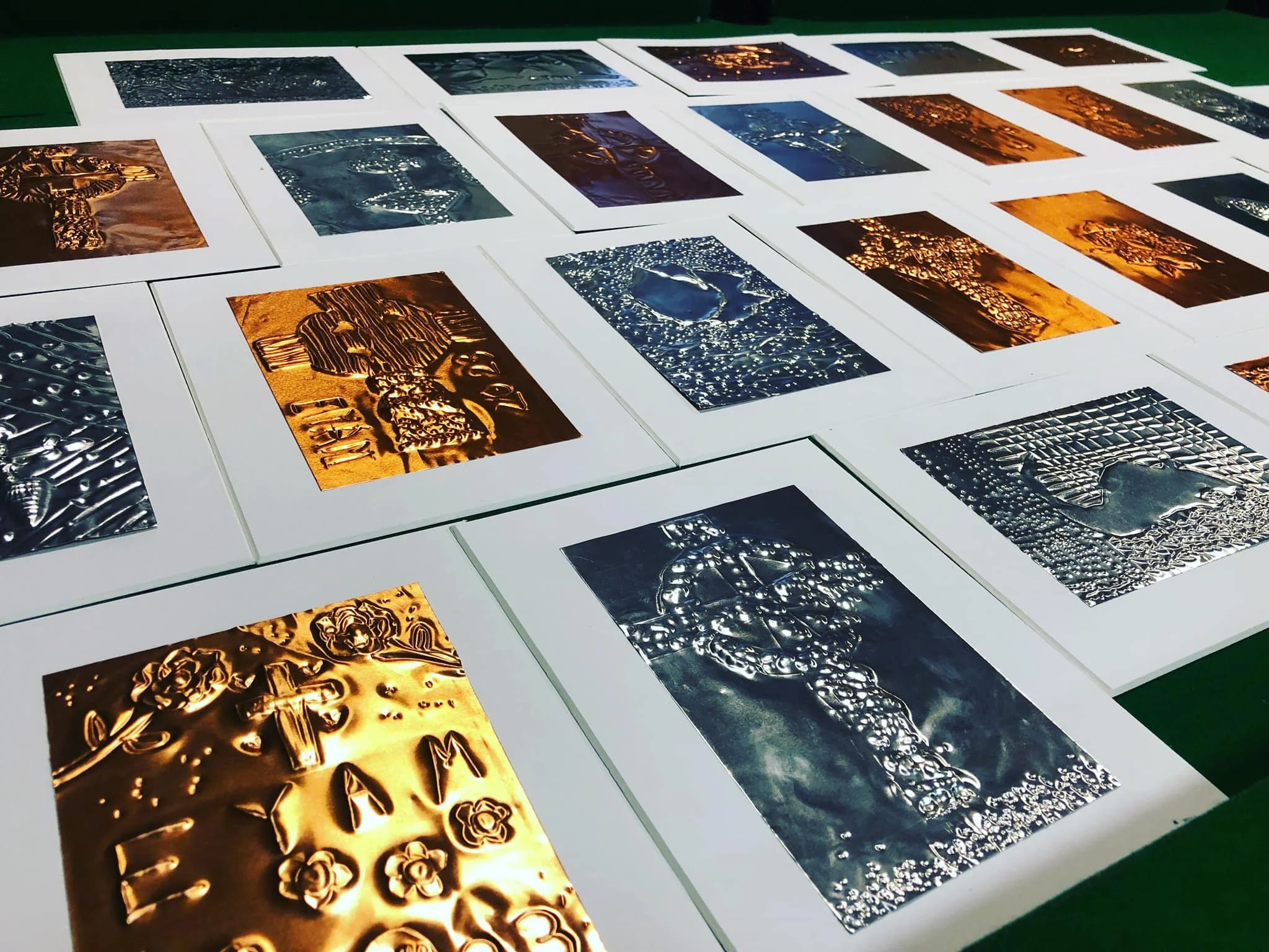 Metal embossing at Eyam residential