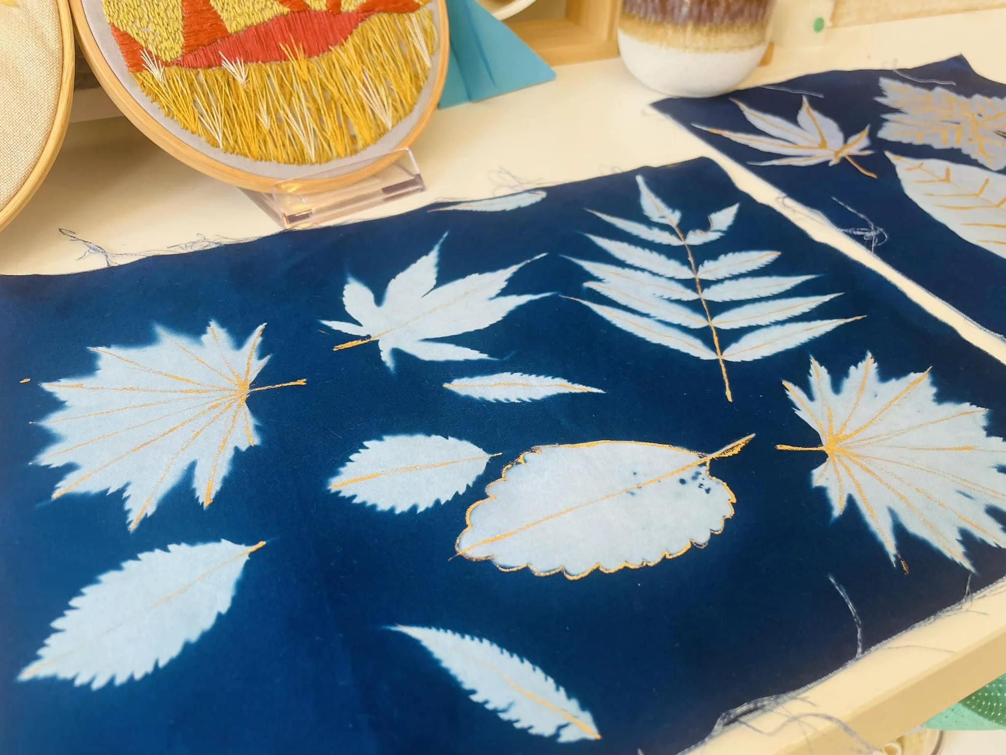Children's cyanotype