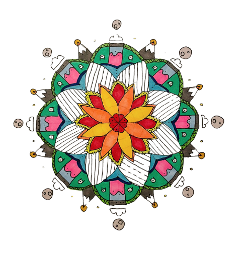 Children's mandala, age 9