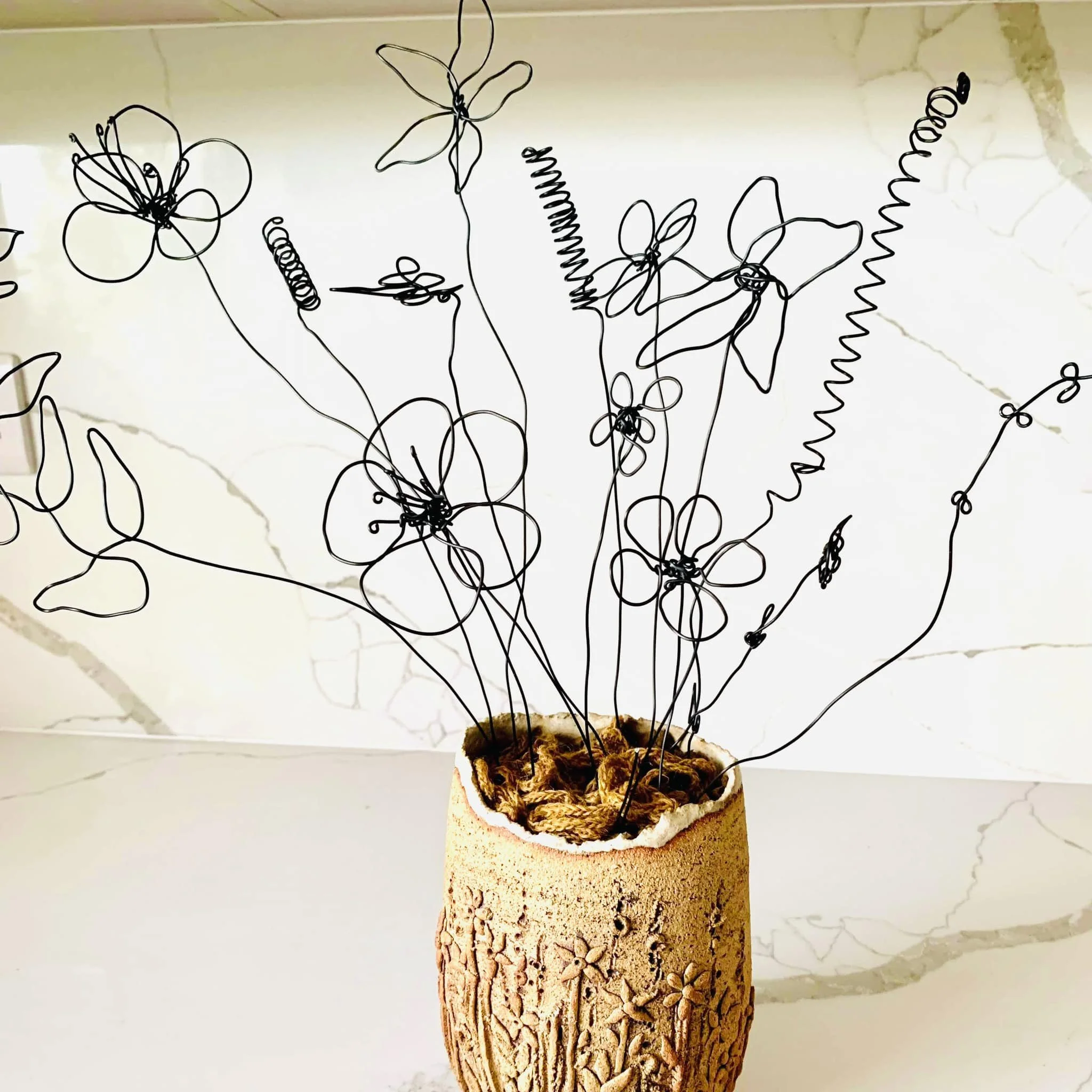 Wire flowers - adults
