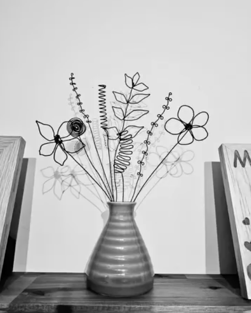 Wire flowers - adults
