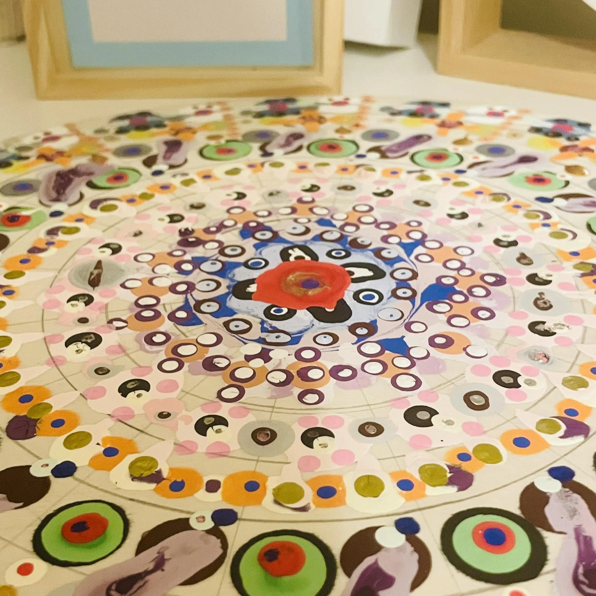 Children's dot mandala - afterschool club