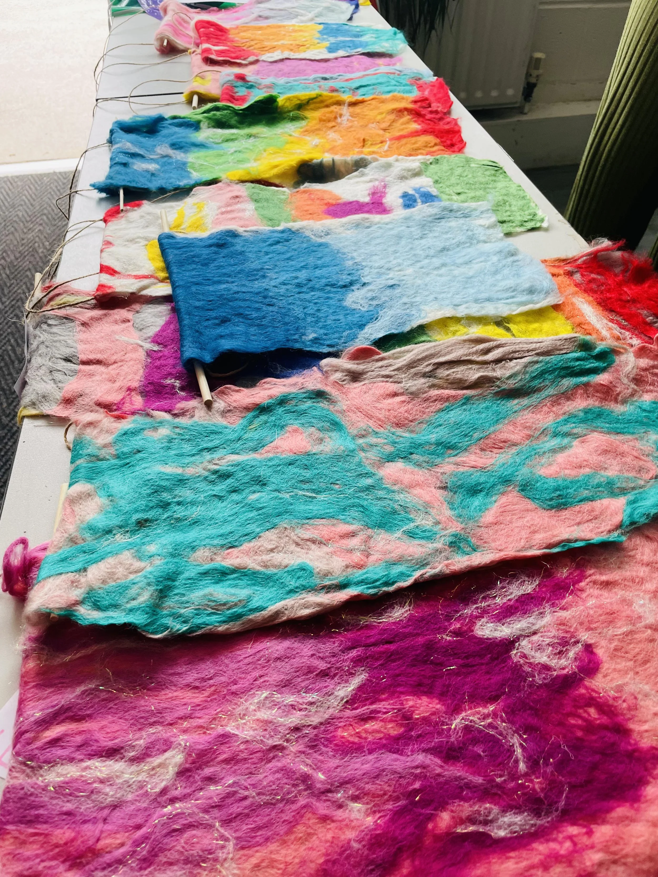 HAF wet felting holiday club
