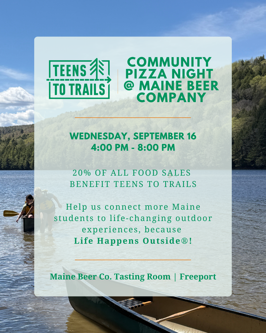 Community Pizza Night at Maine Beer Company