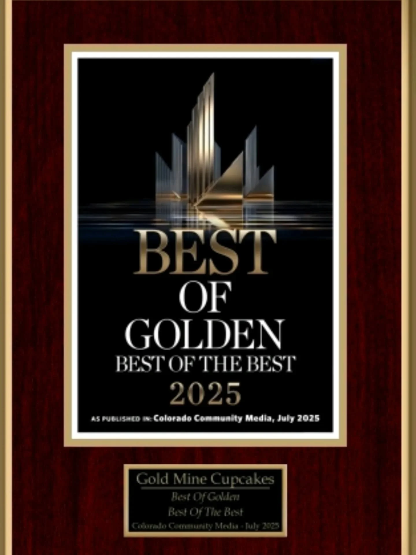 We're overwhelmed with gratitude! BEST DESSERT IN GOLDEN winner thanks to YOU! ❤️ Your support means the world!!