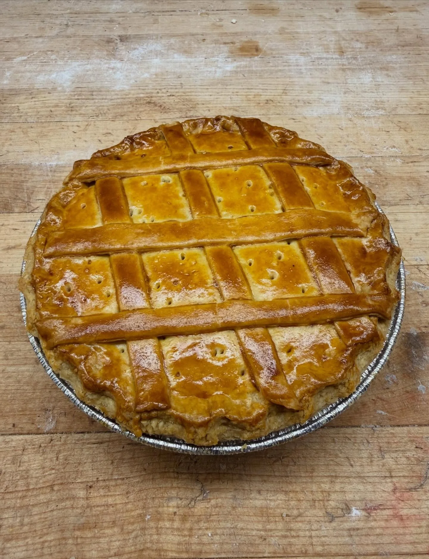 Not your average pie 🥧 

Our Ham Pie is the ultimate savory indulgence - one bite is all it takes to understand why it&rsquo;s an Easter staple! 

#hampie #pizzarustica #easterpie #easterstaple #savorypie