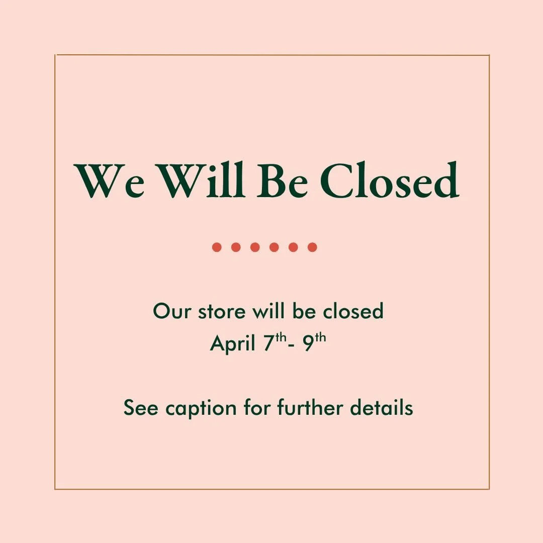 We&rsquo;ll be closed Tuesday, April 7th through Thursday, April 9th, and look forward to welcoming you back Friday, April 10th through Sunday, April 12th.

🎂 Previously placed orders will be honored - we&rsquo;ll be in touch with pickup arrangement