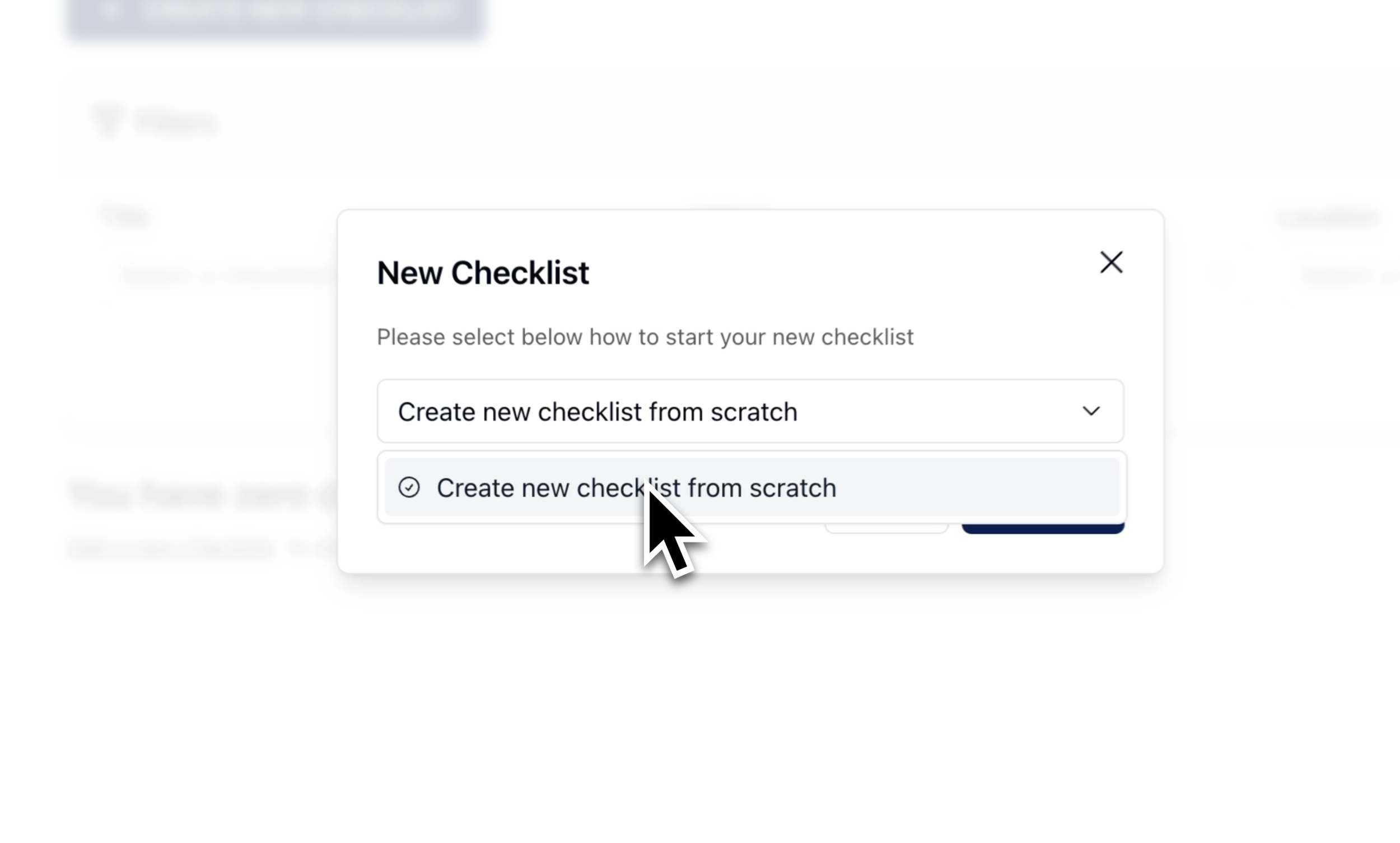 Step 2: Start From Scratch or Template