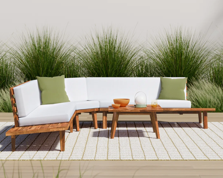 Sets of Boaz 4 Piece Sectional Seating