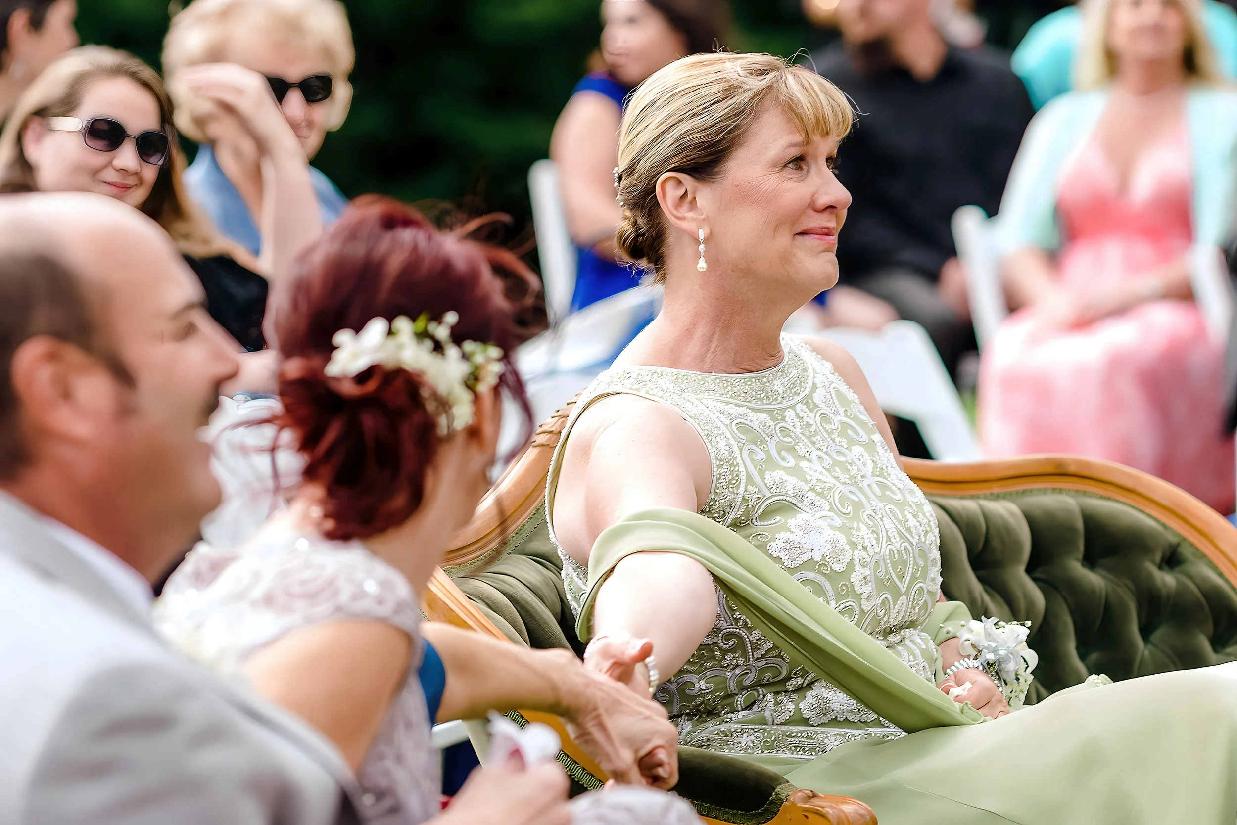 Mother of bride gets emotional at Southern California wedding by Los Angeles Wedding Photographer Big Fish Wedding Co
