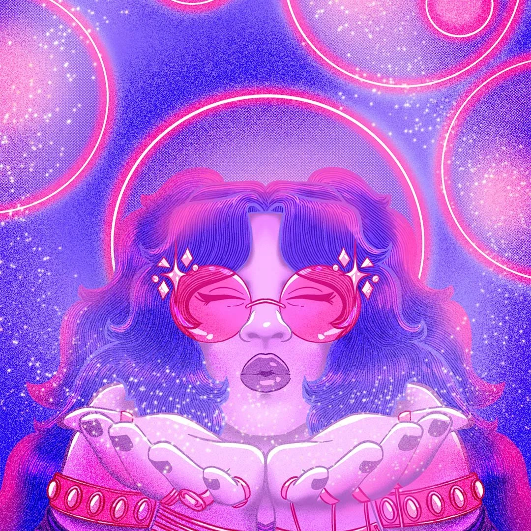 “Cosmic Kiss” at Art Alley
