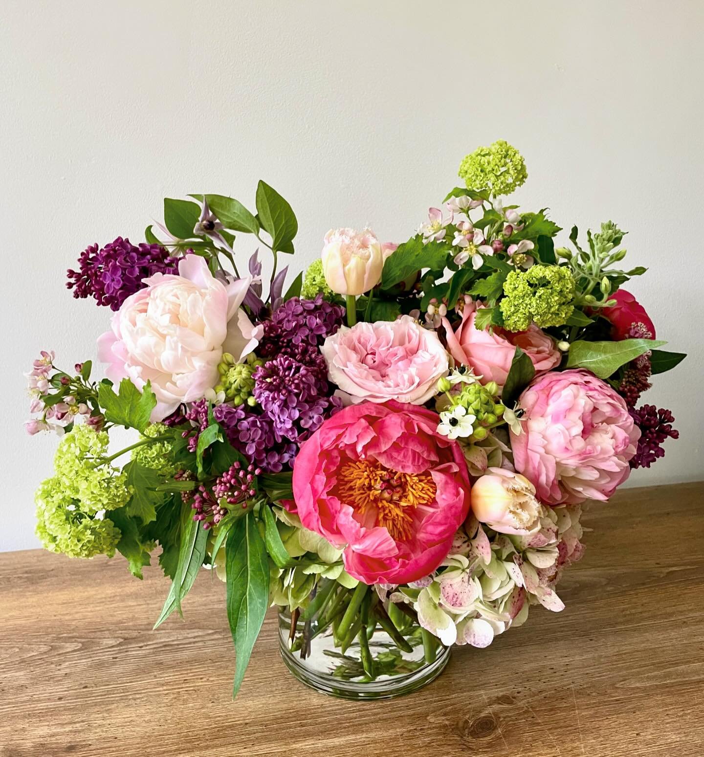 Peonies, lilac, viburnum, garden roses and so much more! May seasonal flowers are luscious and delightful! 

The Mother&rsquo;s Day weekend has arrived! The shop is overflowing with flowers, the phone rings continuously, and the website is buzzing wi