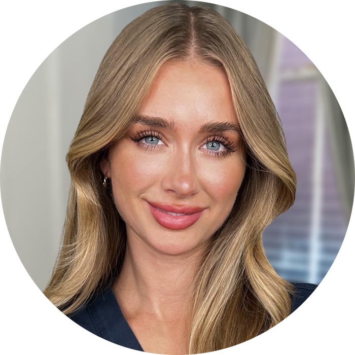 Portrait of Nurse Zoe, manager of nursing and advanced cosmetic nurse at The Manor Clinic Brisbane.