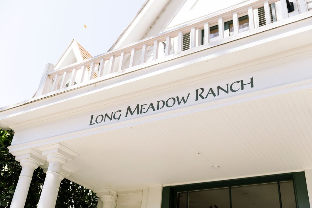 Entrance Long Meadow Ranch Bay Area California. Image name: wedding-florist-boise-71
