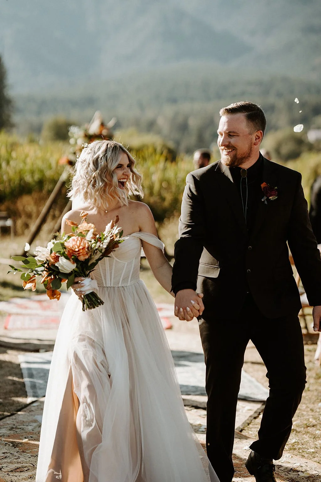 sixty chapel bride and groom  image name: wedding-florist-boise-8353