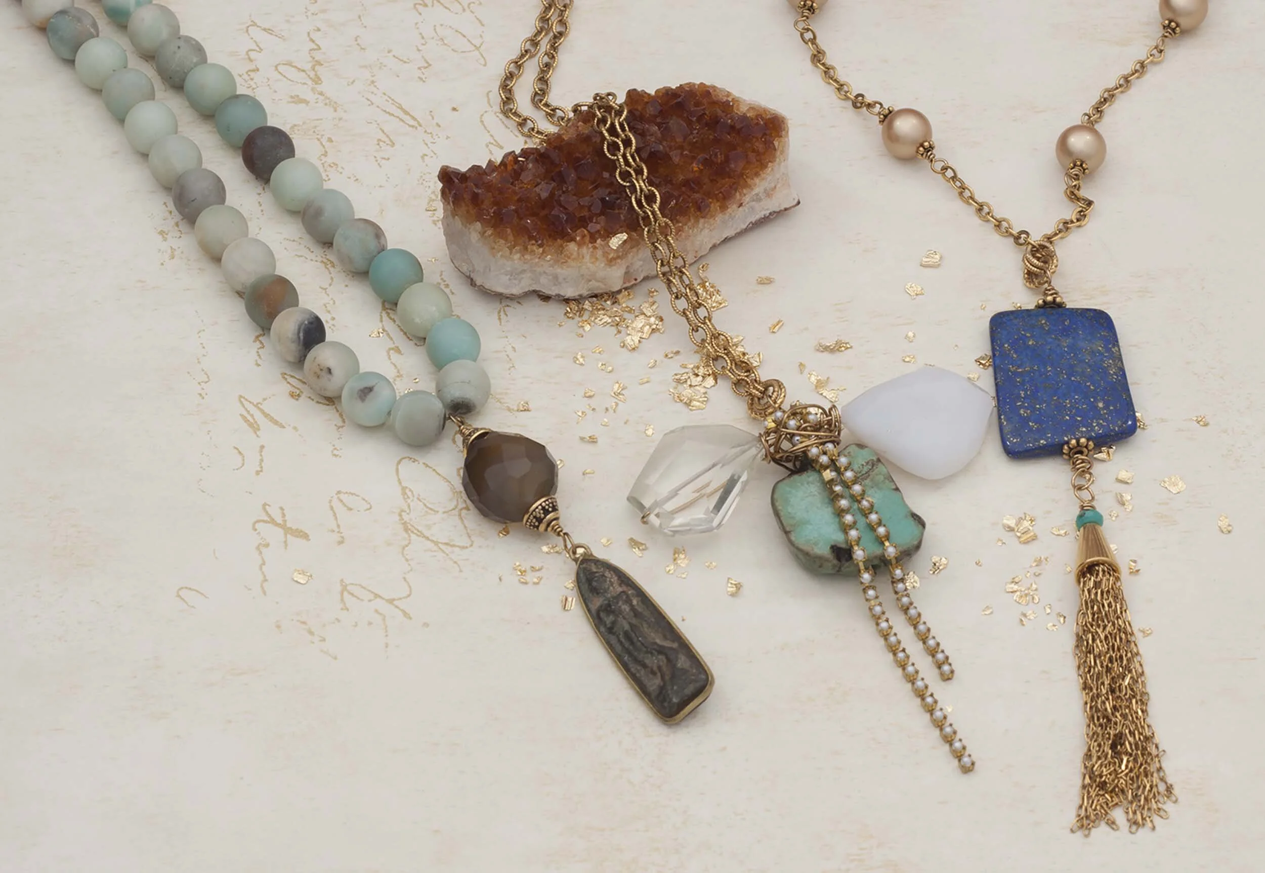 Beaded necklace by Leah Ready