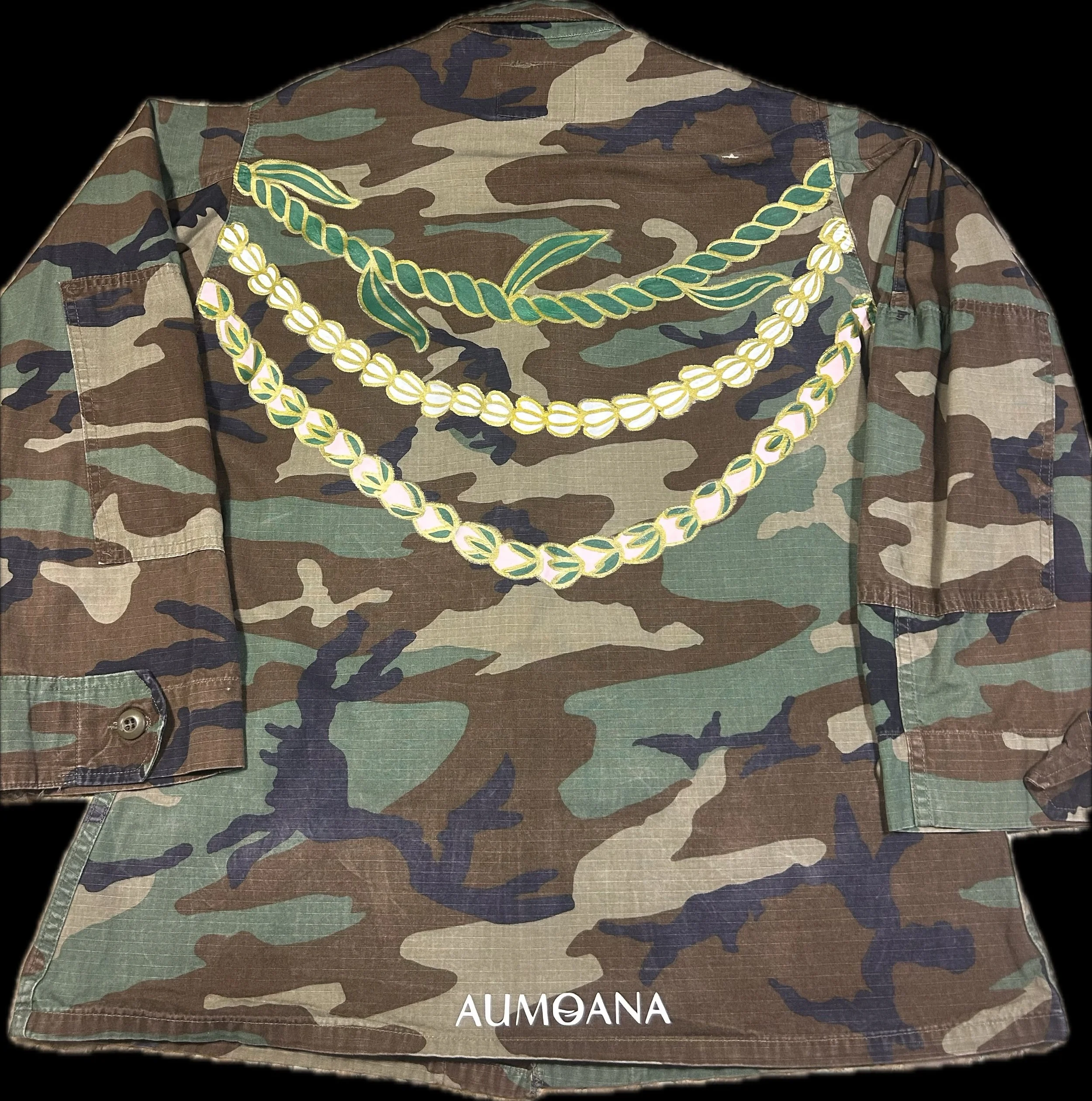 Refashioned Camo Lei Jacket
