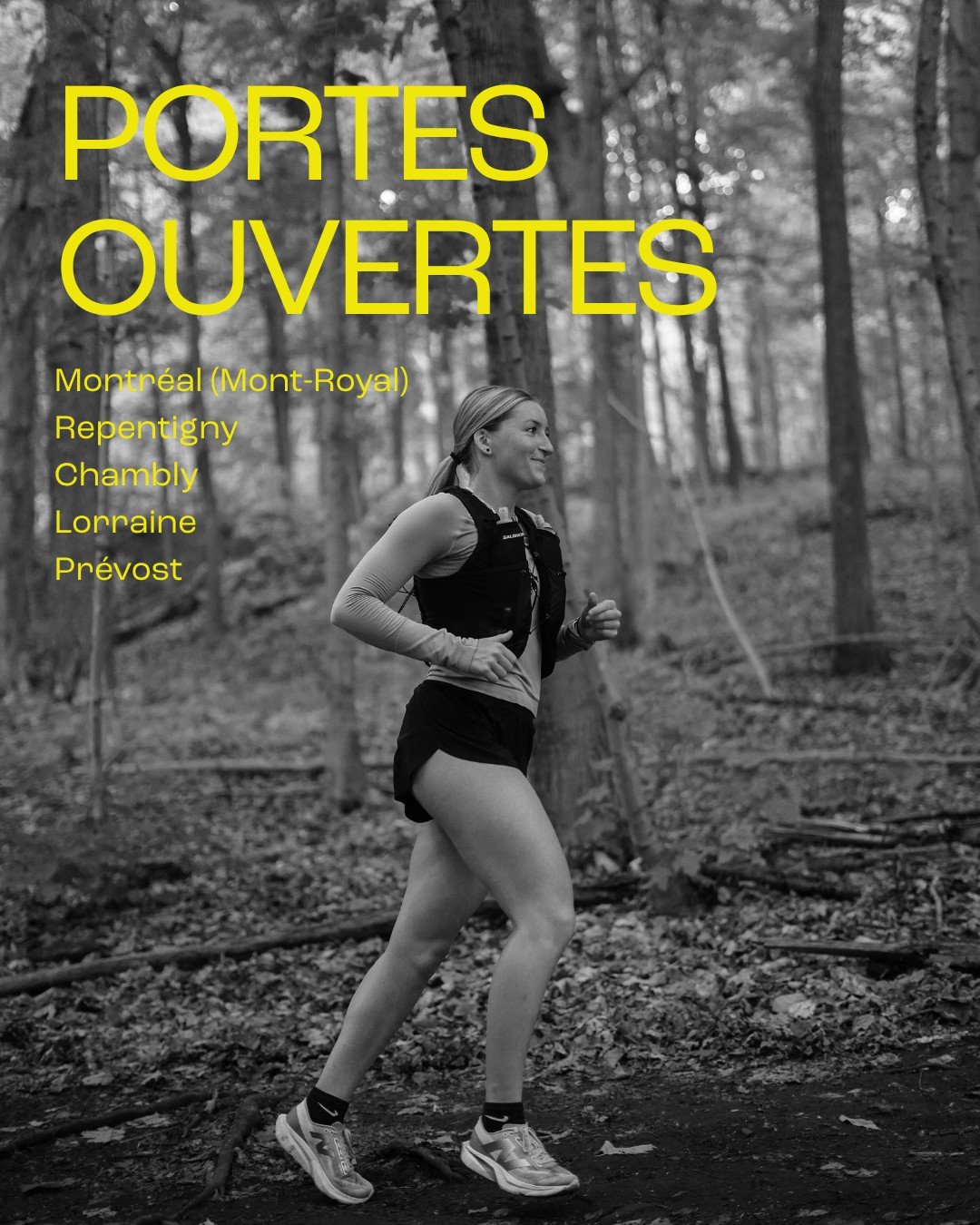 ☀️🏃&zwj;♀️ PORTES OUVERTES &ndash; Course intervalles &amp; course trail! 

C&rsquo;est cette semaine que &ccedil;a se passe! 🎉 Viens tester gratuitement nos cours de groupe, bouger, te d&eacute;passer et d&eacute;couvrir l&rsquo;ambiance unique de