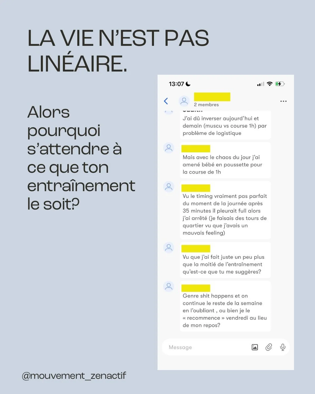 " SHIT HAPPENS " 🤷🏼&zwj;♀️

La vie comporte tellement d&rsquo;impr&eacute;vus et c&rsquo;est pour &ccedil;a que de vouloir suivre un plan d&rsquo;entra&icirc;nement &agrave; la lettre sans l&rsquo;adapter, ce n&rsquo;est pas du tout r&eac