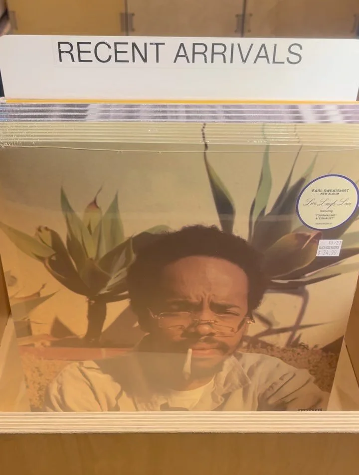Couple essential rainy day restocks 🌧️ 
New Earl Sweatshirt, Tame Impala, and Stereolab on vinyl. Also got some of the new Earl and Clipse on tape. Lots more to see as we have stacking out the racks all week. 
Buying and selling records, tapes and