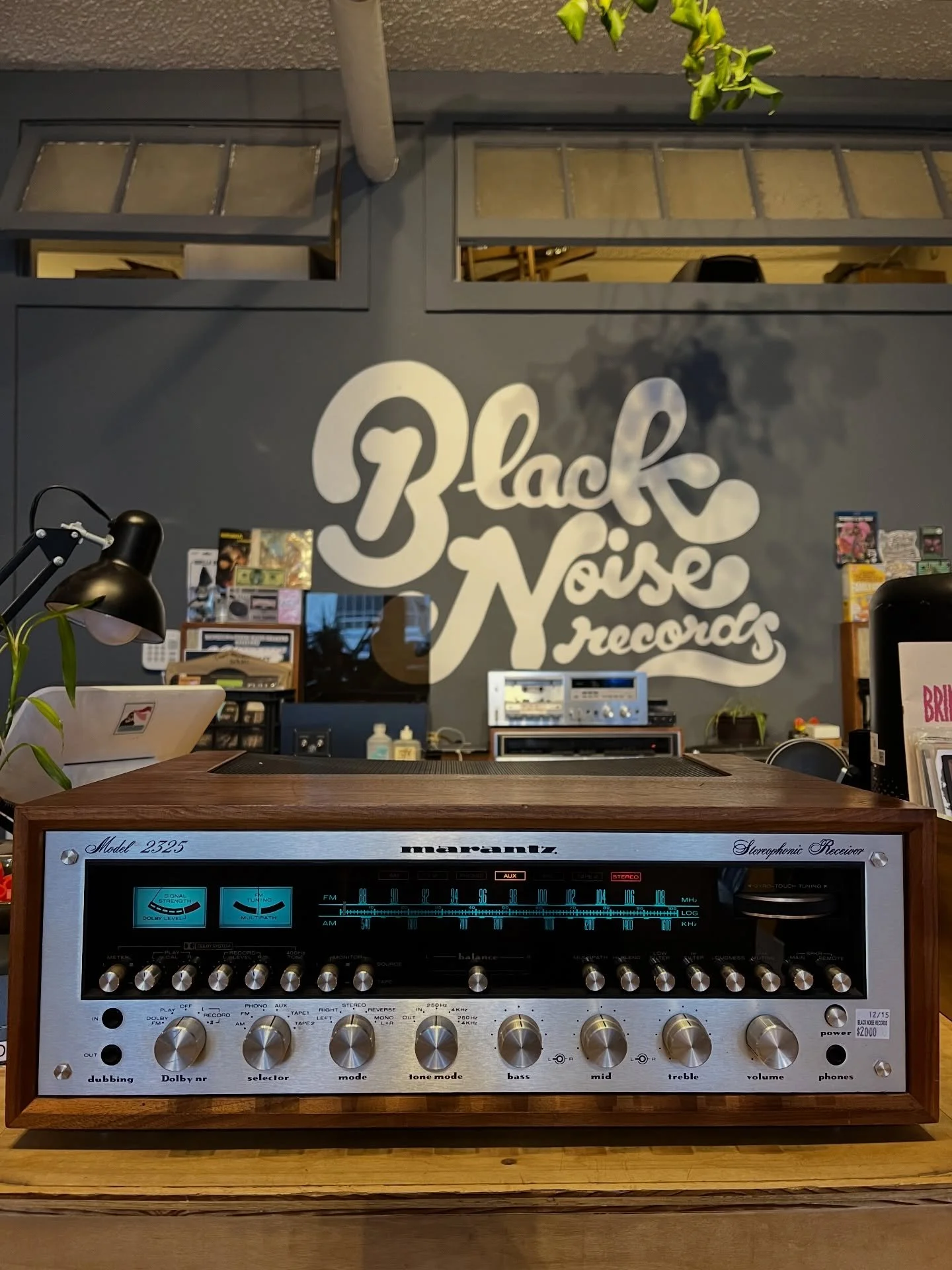 Beautiful Marantz 2325 for sale. Fully tested and working. Sounds incredible as these normally do. Come grab it before we decide to keep it. $2000 + tax. 

Buying and selling records, tapes, and stereo equipment 11am to 7pm 7 days a week up until Chr