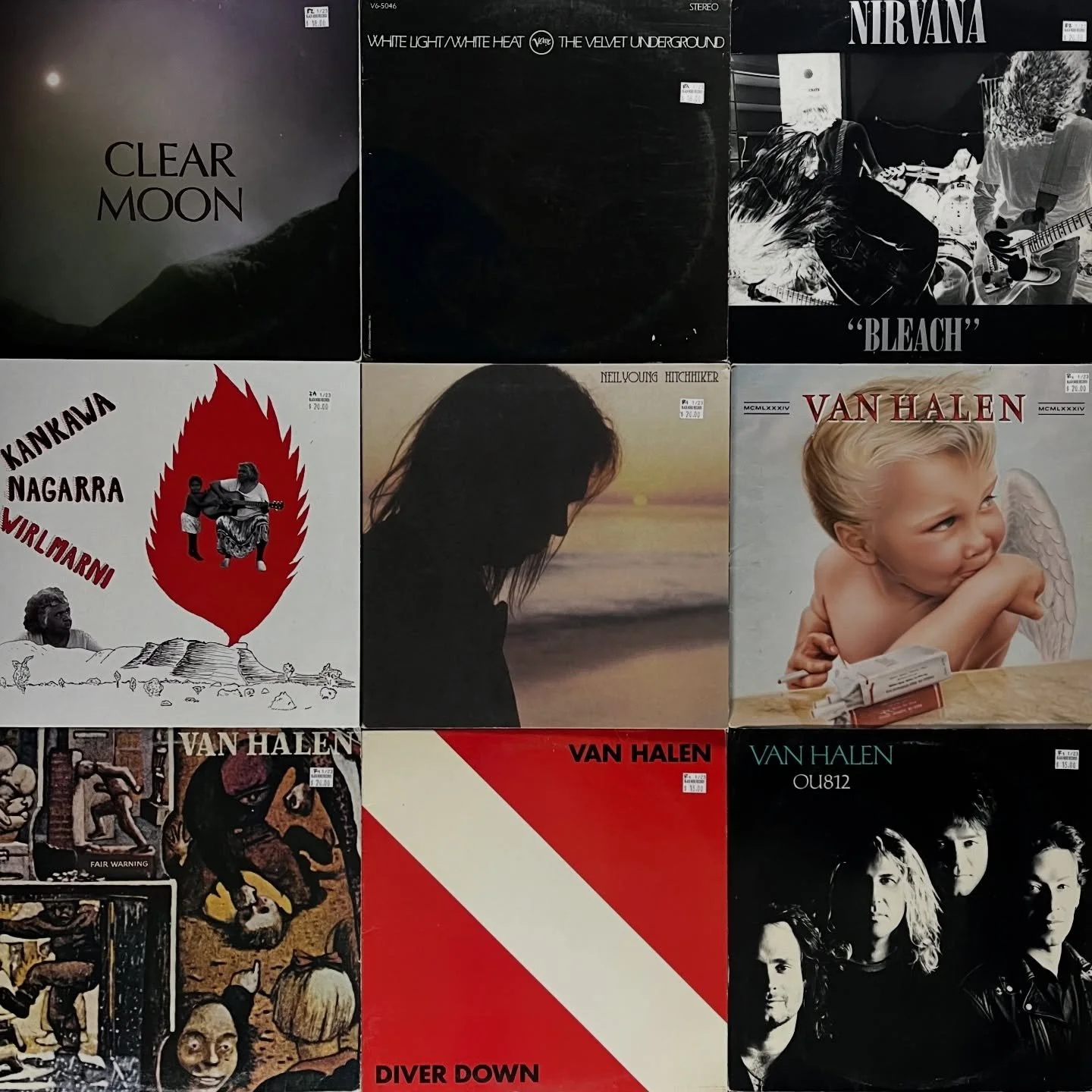 Variety of clean pressings going out now! Buying and selling records tapes and more until 7pm! Go hawks! See you soon ✌🏽