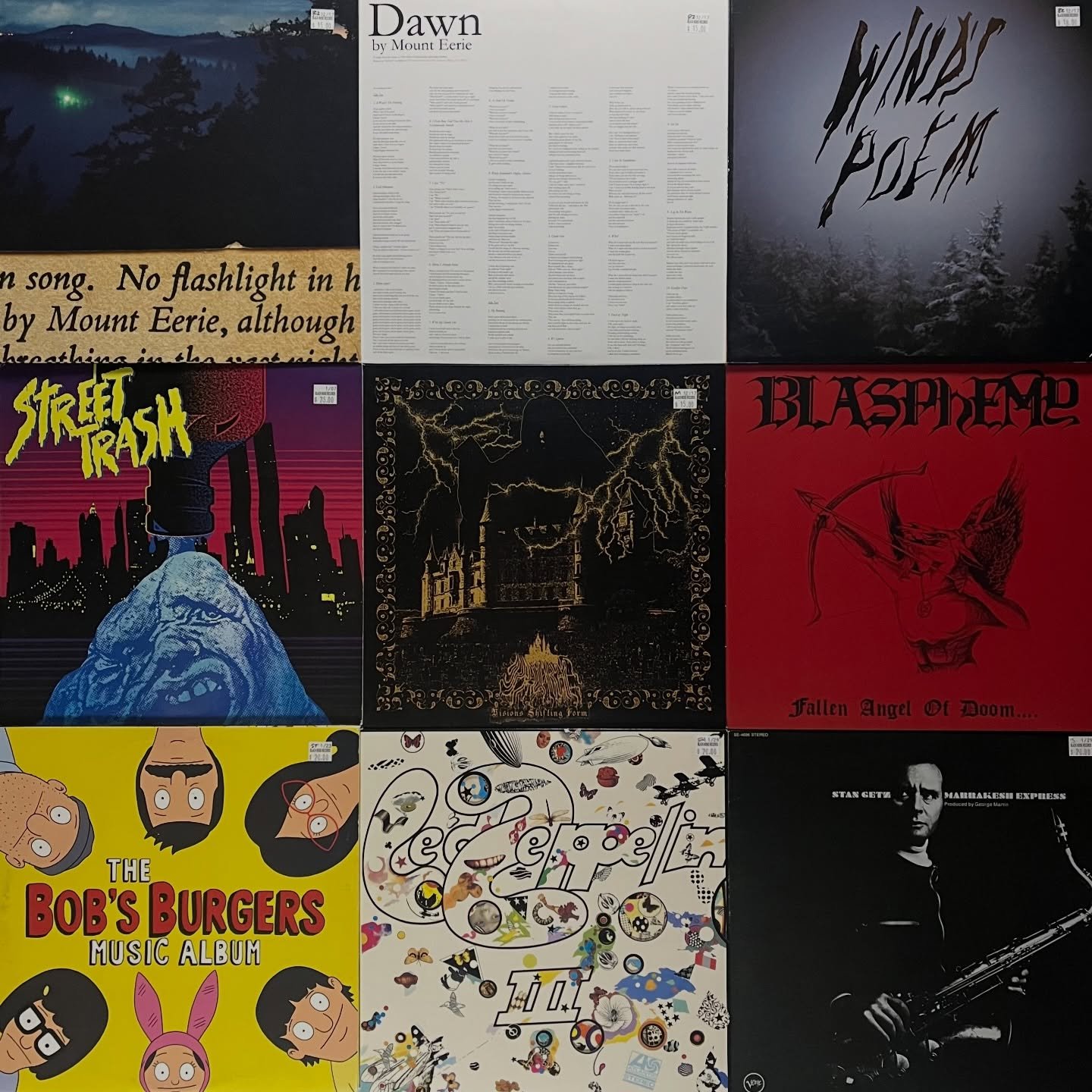 Variety of clean pressings out today at 11am. Lots more to see in the shop come thru. Buying and selling records, tapes, CDs and more daily at 1230 Bay St ✌🏽