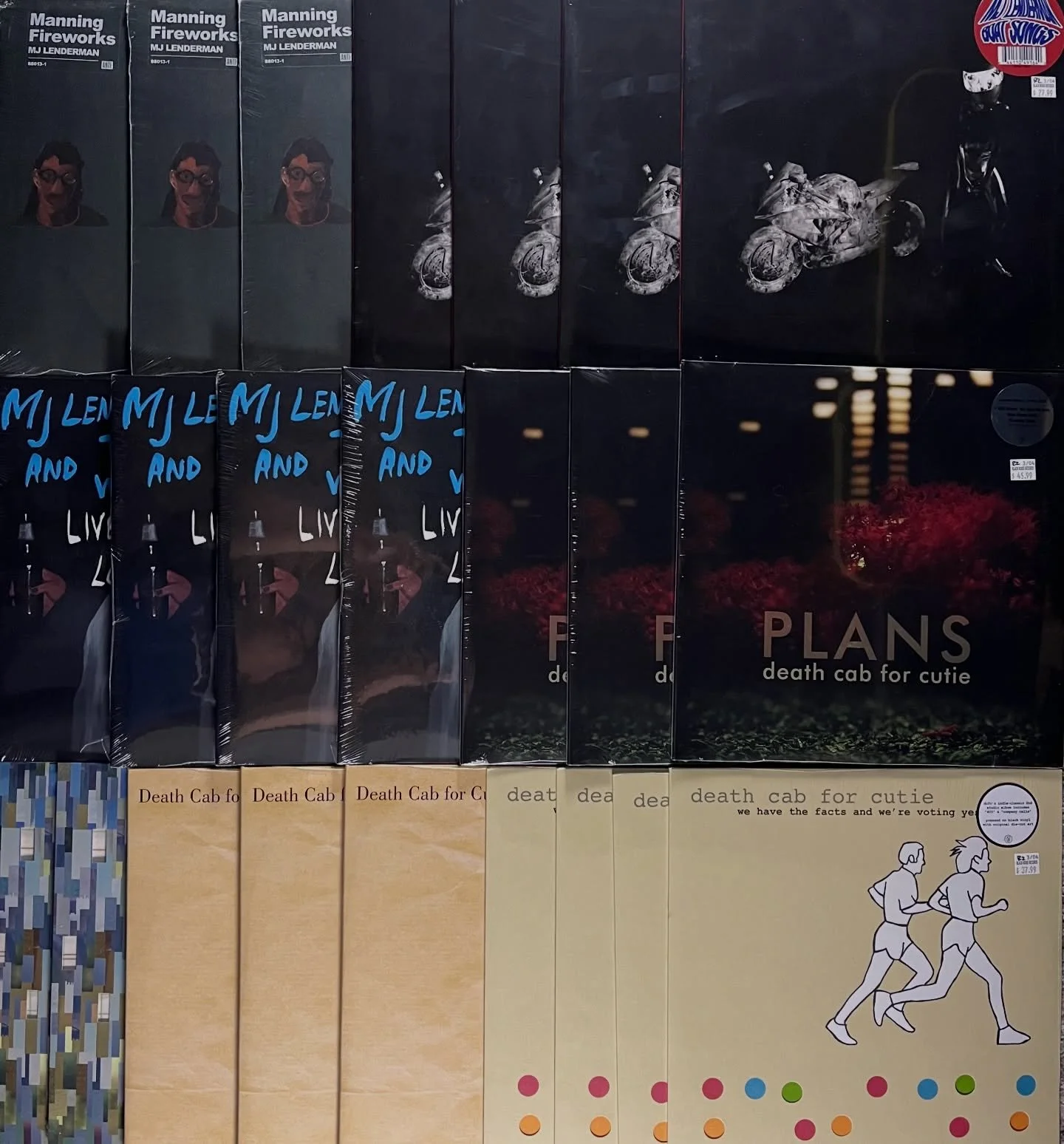 More restocks out today at 11! MJ Lenderman, Death Cab For Cutie, and more. Come check us out, buying and selling records, CDs, tapes, and more 11am-7pm daily at 1230 Bay St ✌🏽