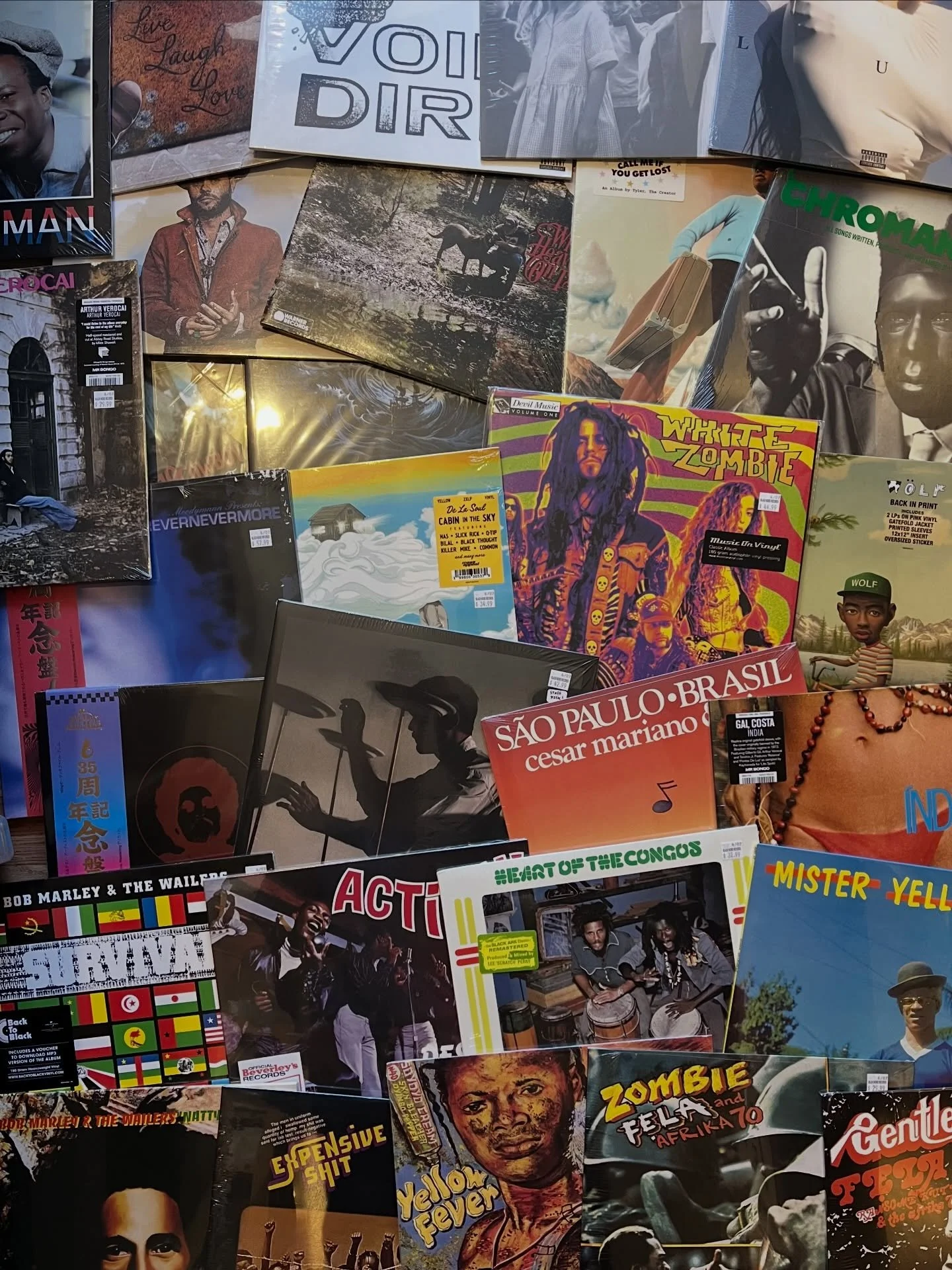 We just marked down a ton of new vinyl! Also from here on out, our new vinyl is going to be even cheaper/more competitively priced. We appreciate anyone who makes us a one stop shop for anything record related. Also a reminder we do special orders fo