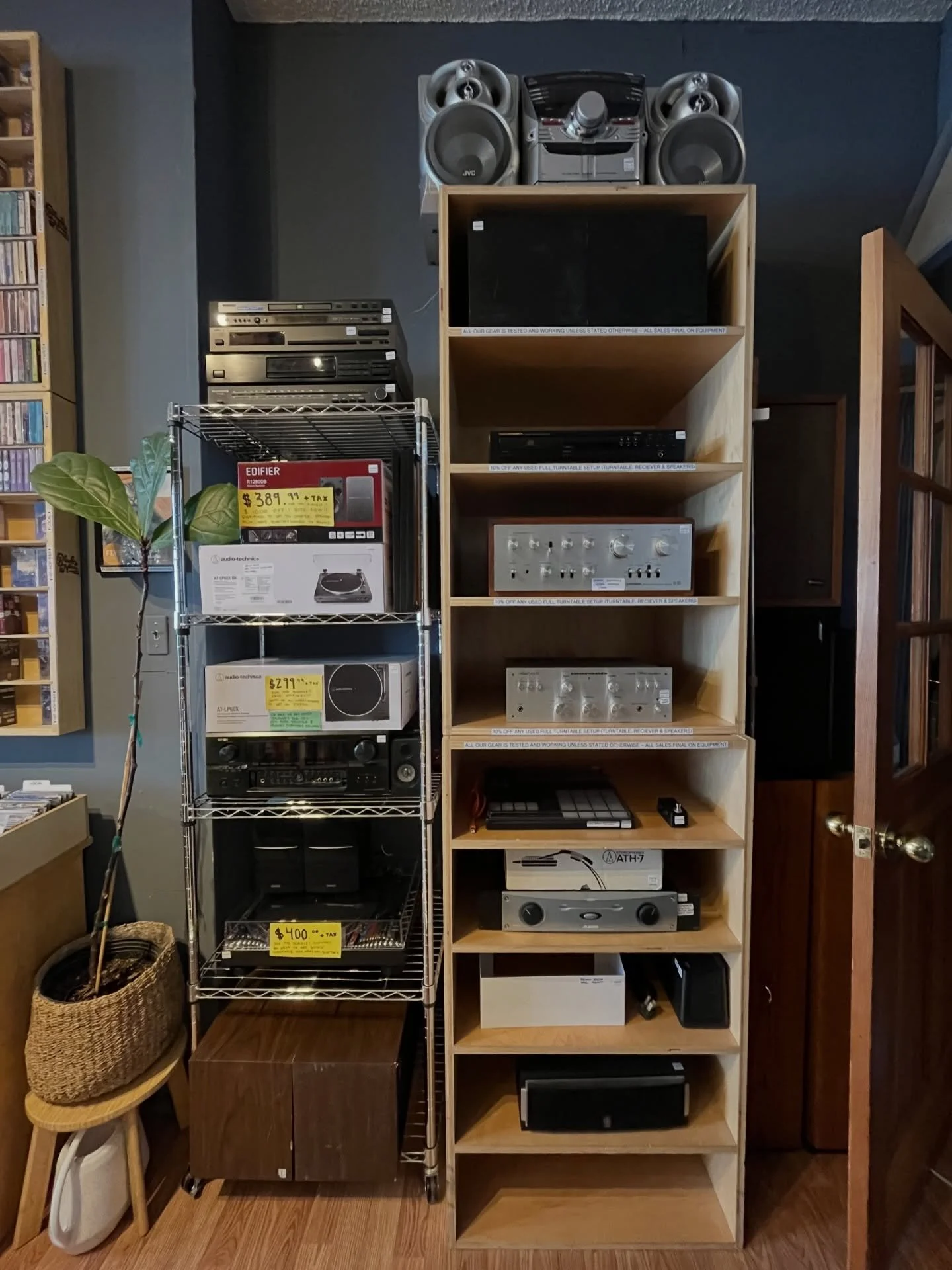 Some clean gear in right now ✨ Turntable setups and more. Come see for yourself. 11am to 7pm at 1230 Bay St.