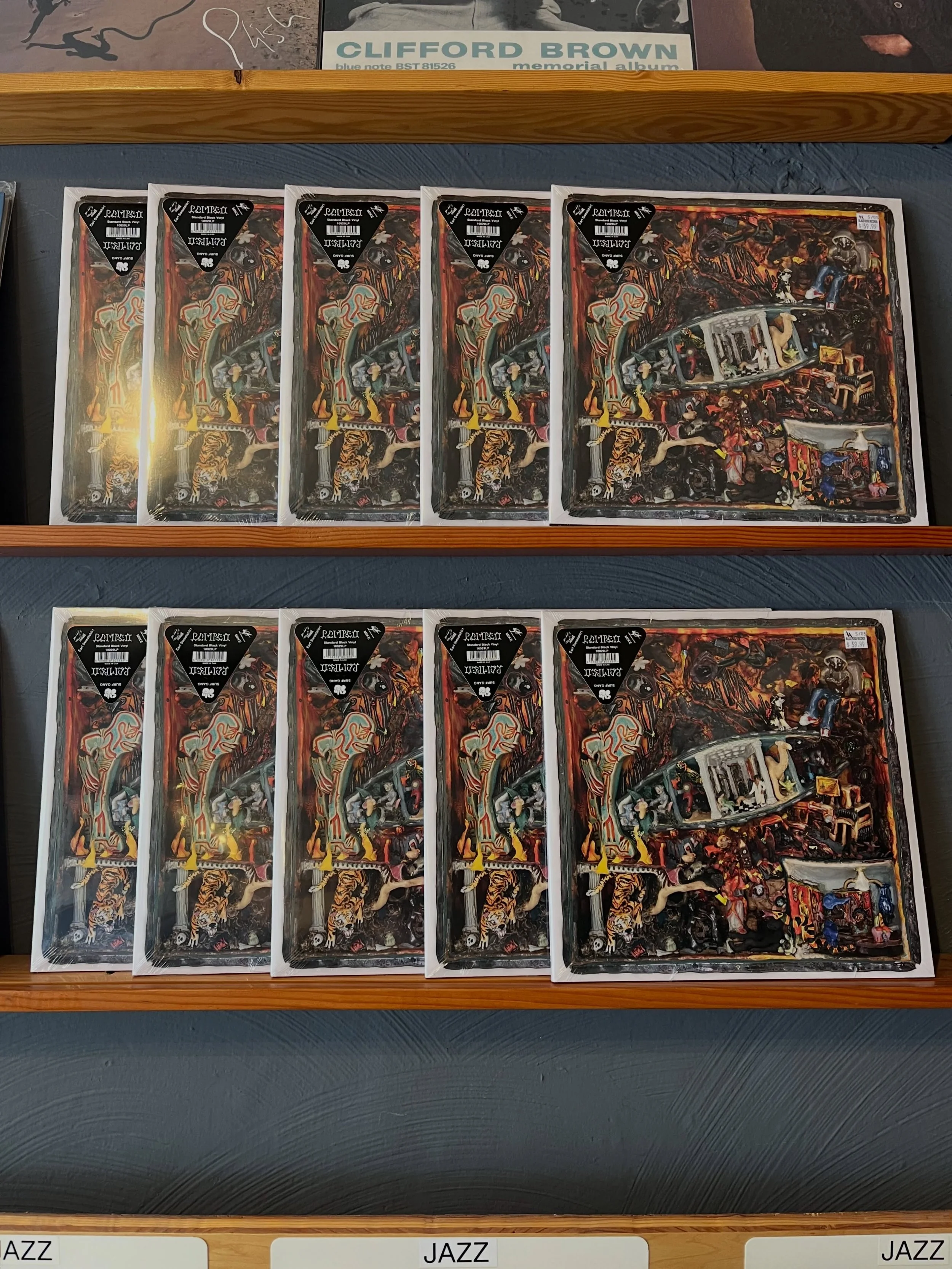 Some new releases for tomorrow at 11am: Earl and Mikes collaborative 2xLP debut, Ween Quebec reissue, new Social D, and some Djo out now as seen on the last slide. 

Open 11am to 7pm daily at 1230 Bay St, thanks ✌🏽