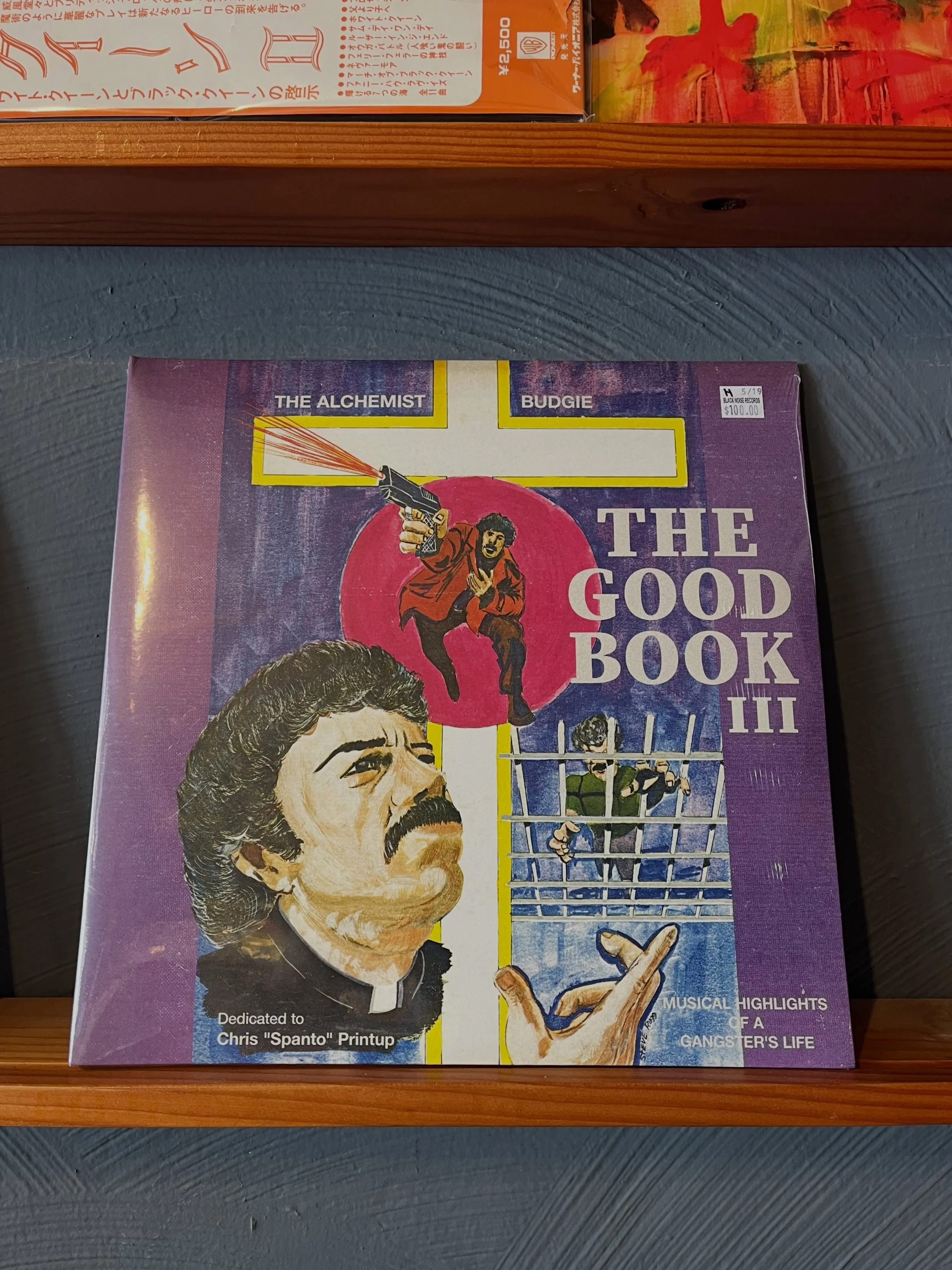 Alchemist &amp; Budgie &lsquo;The Good Book III&rsquo; sealed 2xLP on black vinyl out now! $100 + tax.

Lots more to see come check us out. 10% off on Wednesdays for students with a valid ID! 11am to 7pm daily at 1230 Bay St ✌🏽