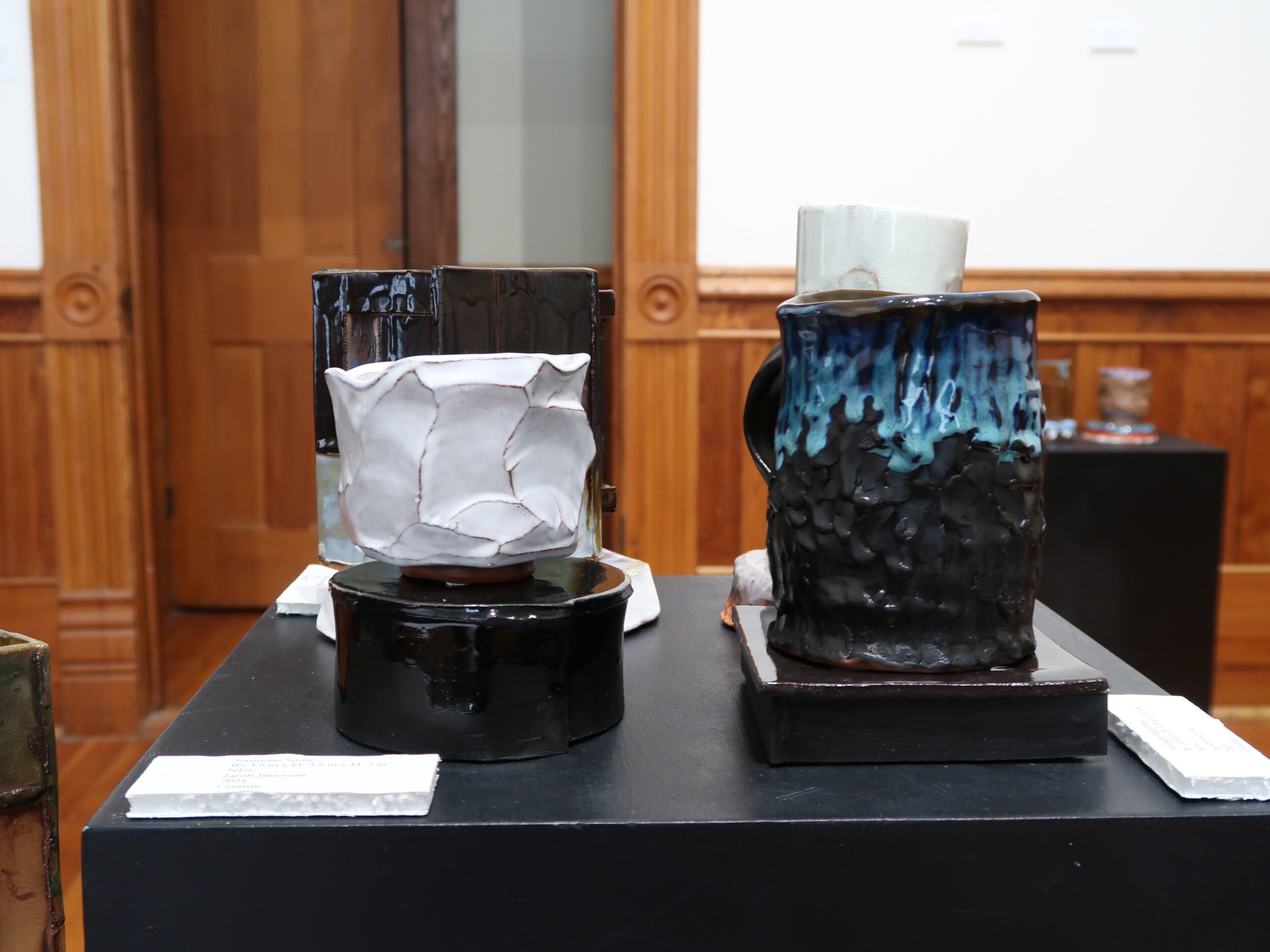 Front Left: "Stannous Snow"
Front Right: "Midnight Rain Mug"