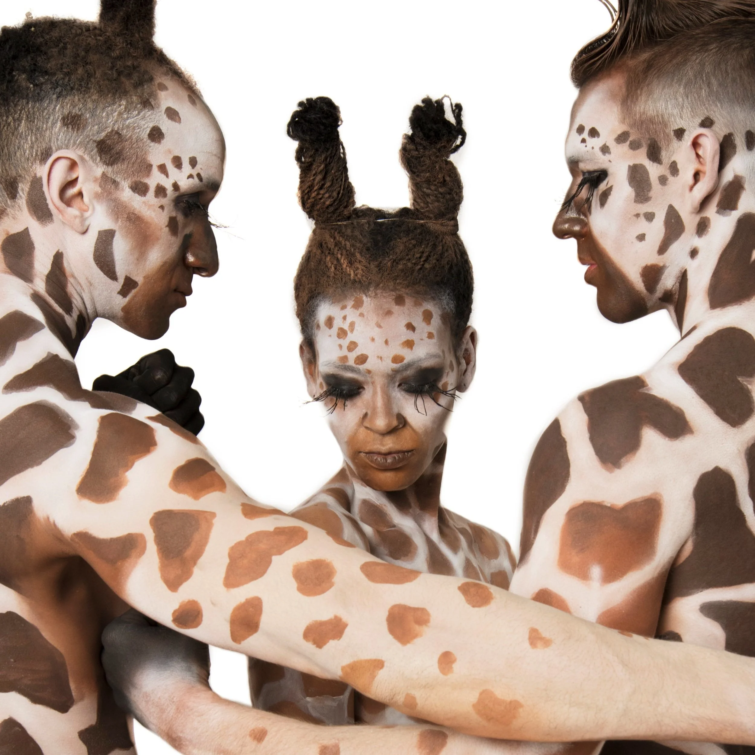 giraffe body painting