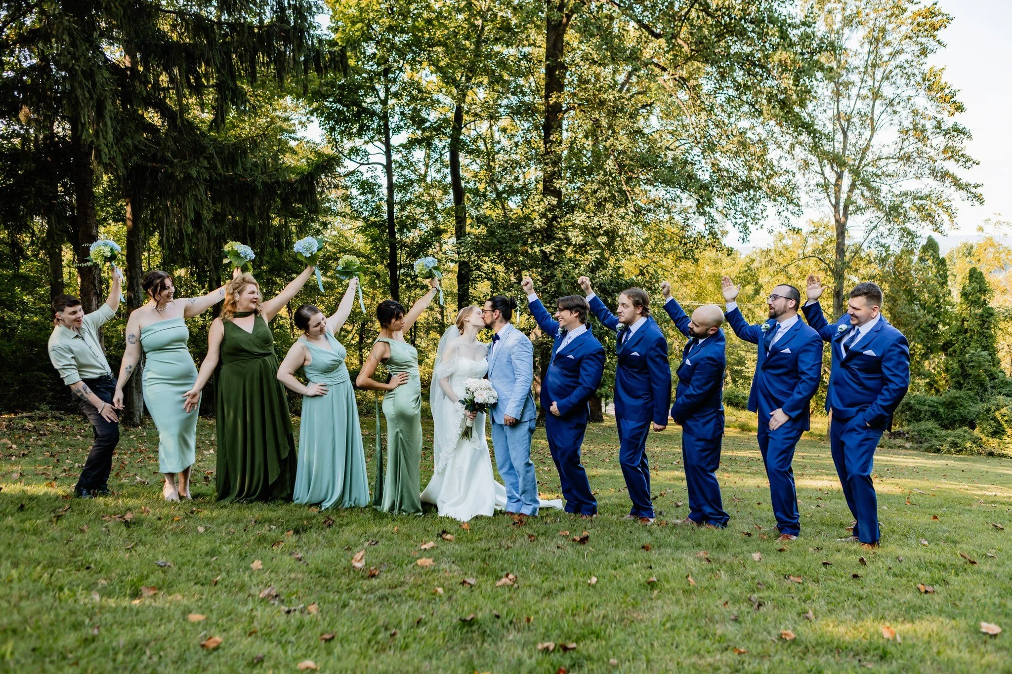 This wedding party understood the assignment &mdash; good times, great energy, and endless laughter! Such an amazing crew to capture 💕
