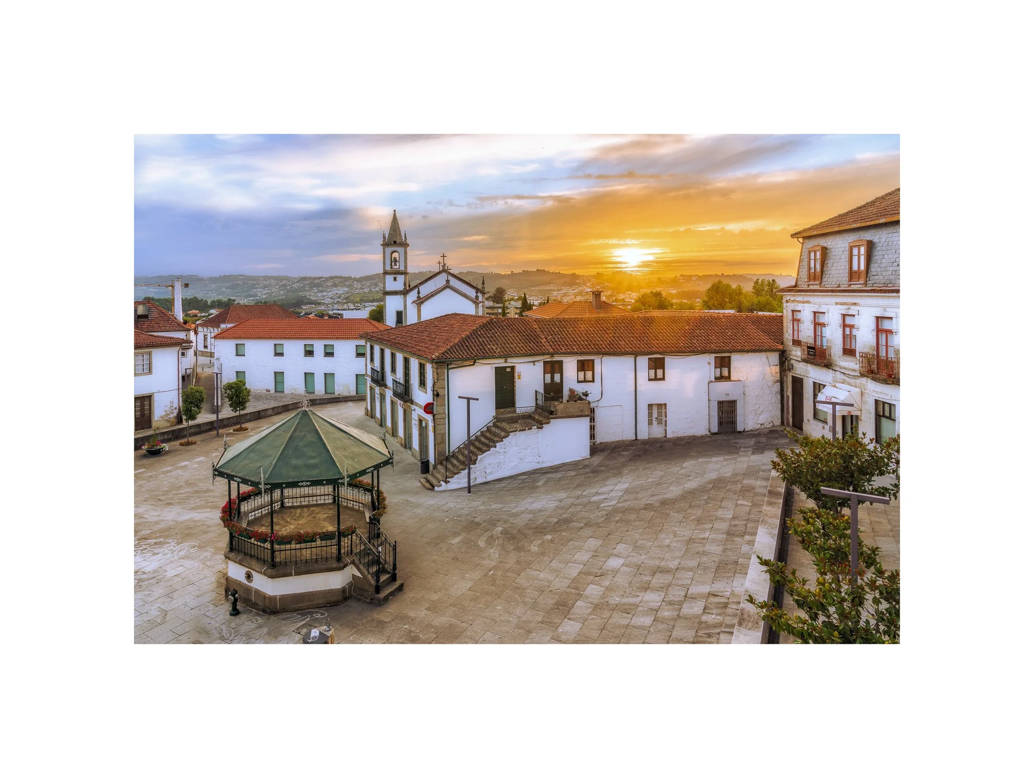Felgueiras - (Largo, Pôr do Sol 1 22) (30x40) 