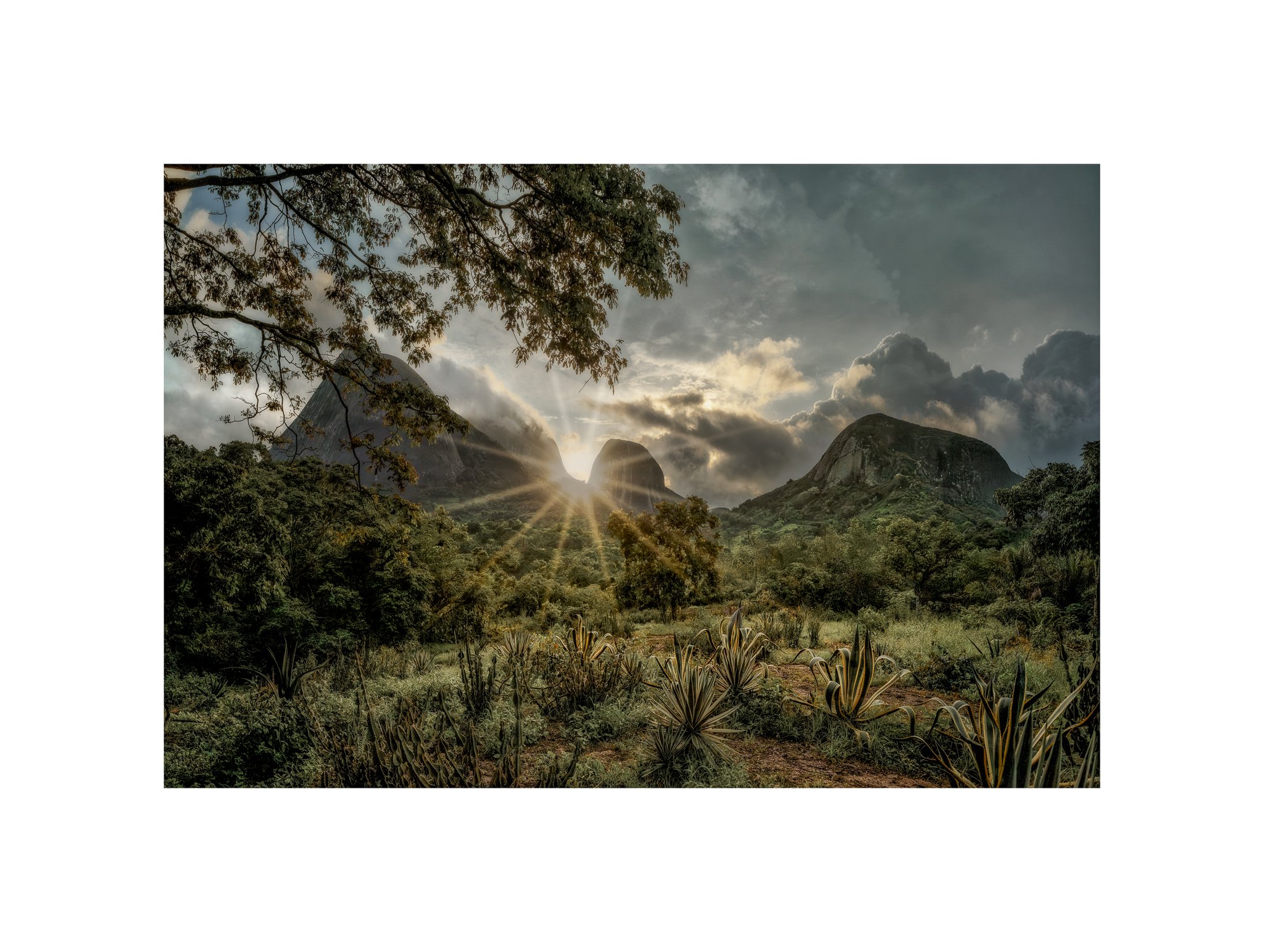 Angola - Conda (Pôr do Sol, Pedras 13) (30x40)