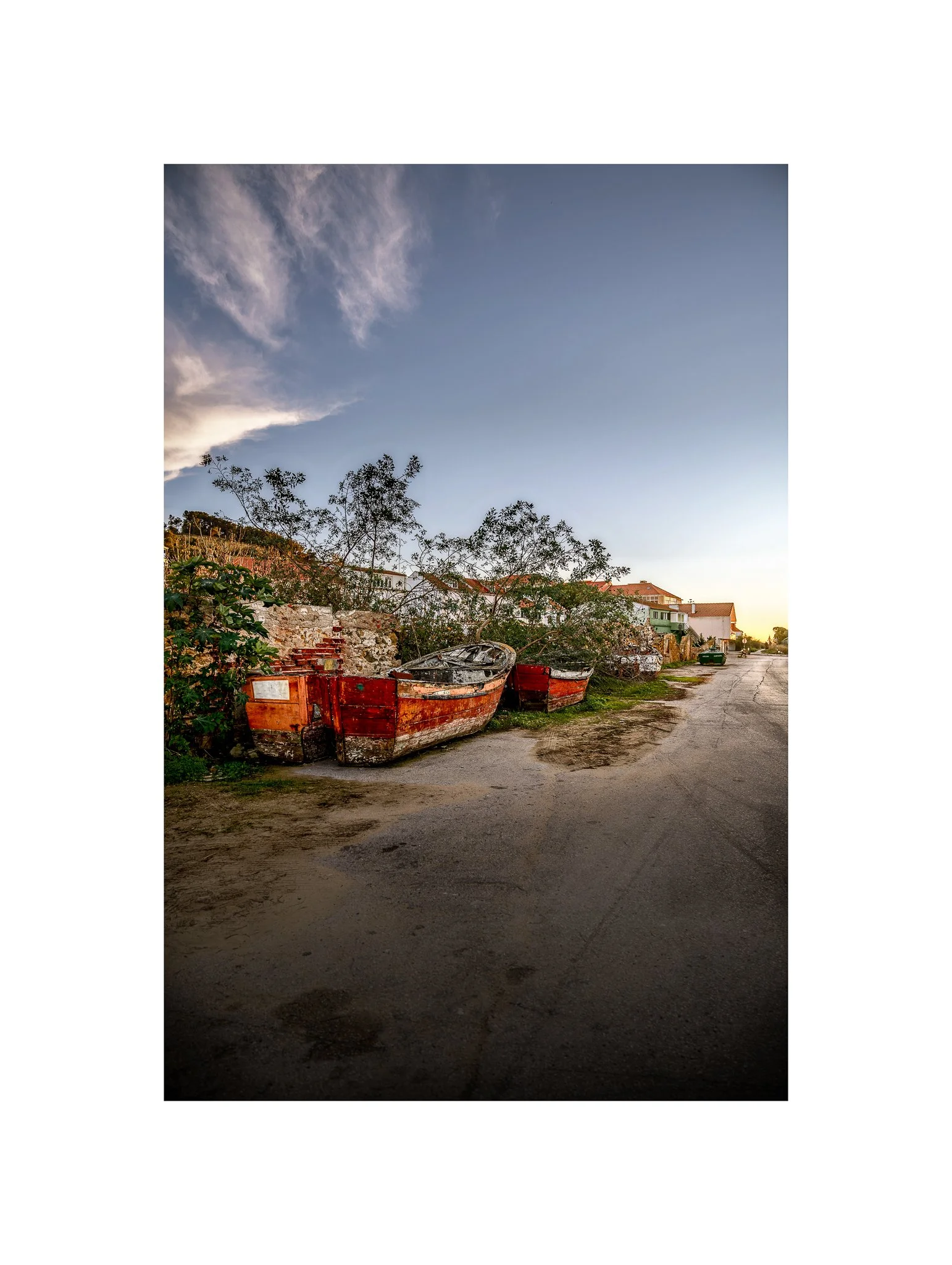 Costa da Caparica - (Trafaria, Barcos de Rua 41) (30x40)