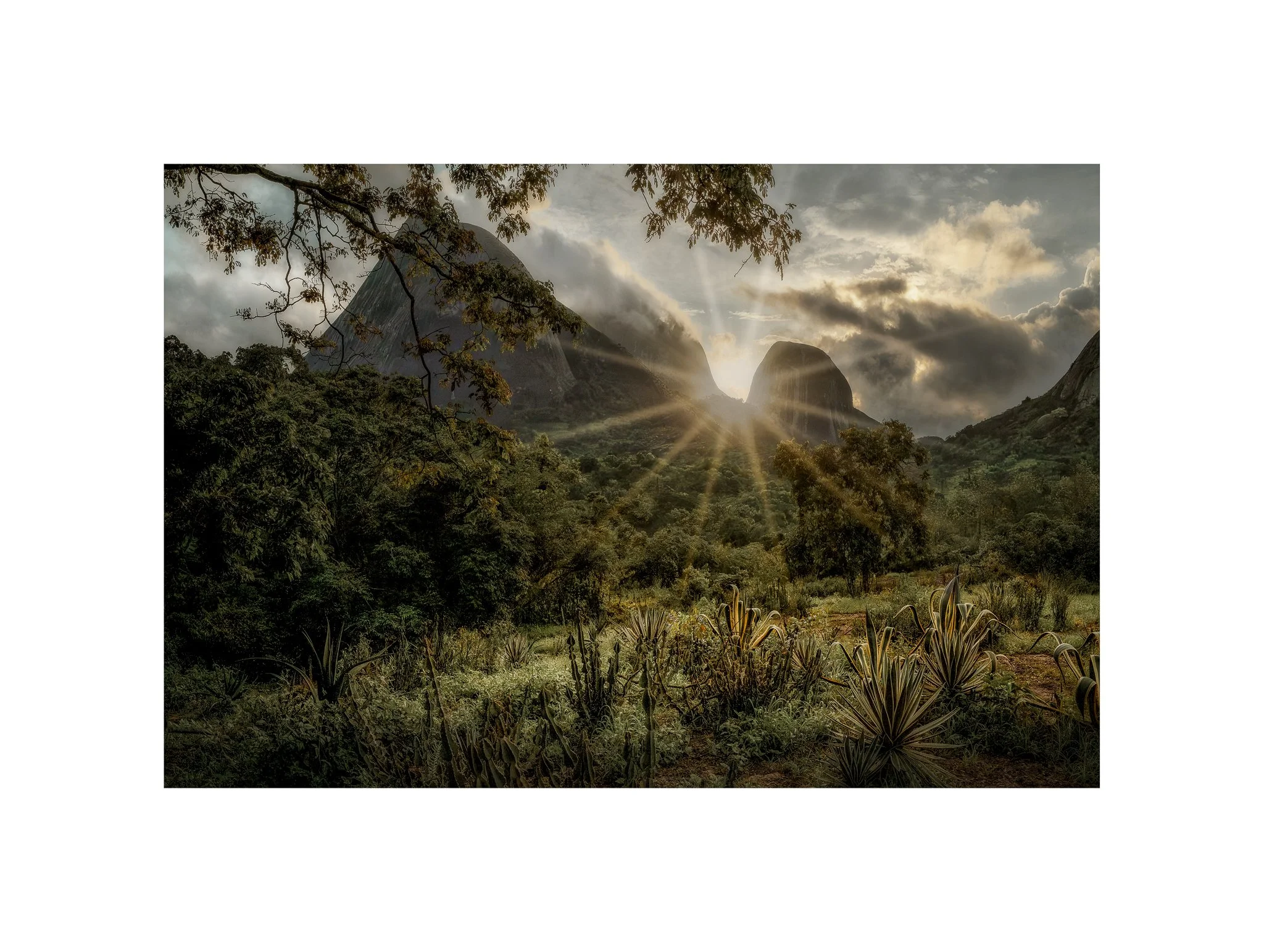 Angola - Conda (Pôr do Sol, Pedras 13 C) (30x40)