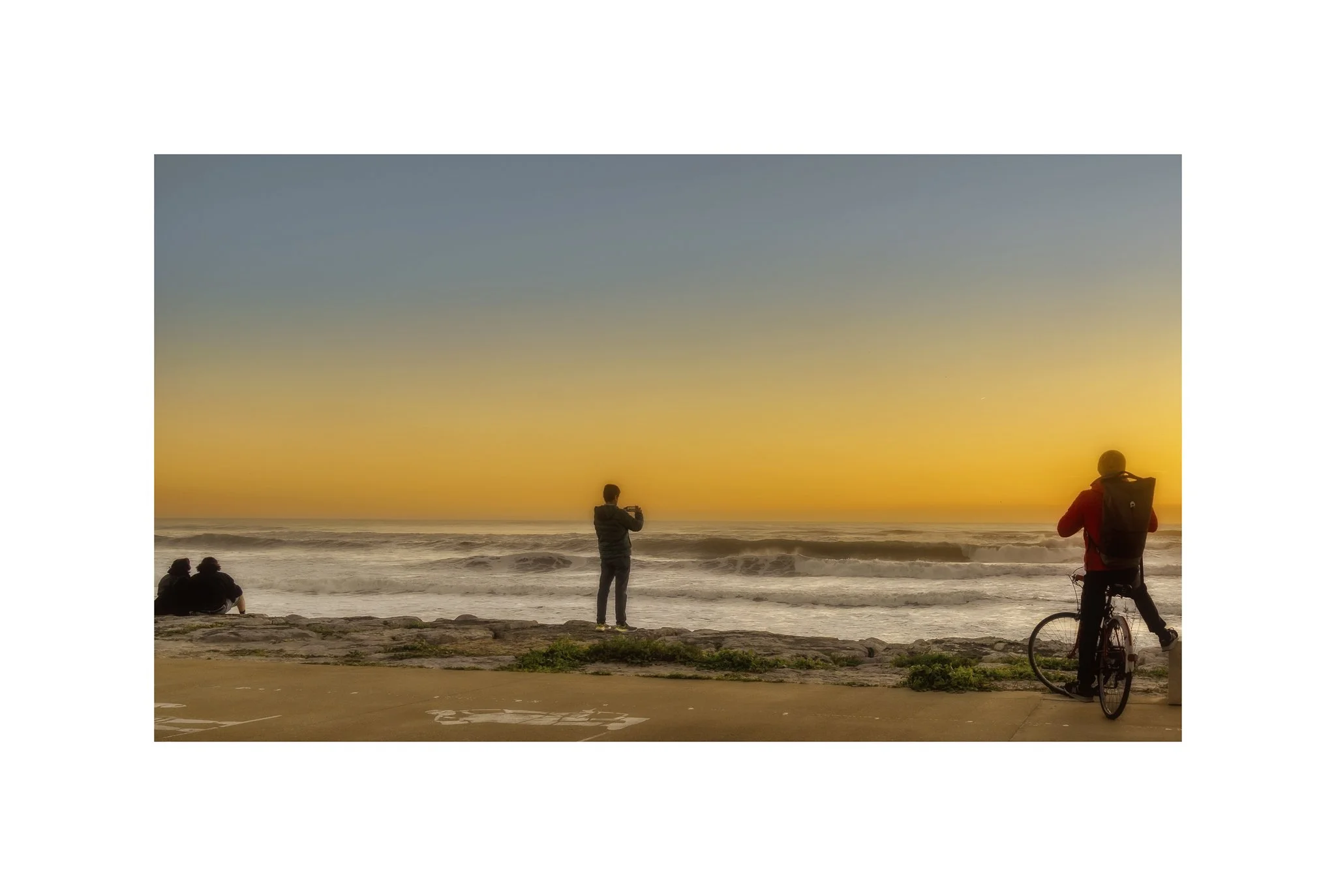 Costa da Caparica - (Pôr do Sol, Tirar Fotos 44 A) (30x45)