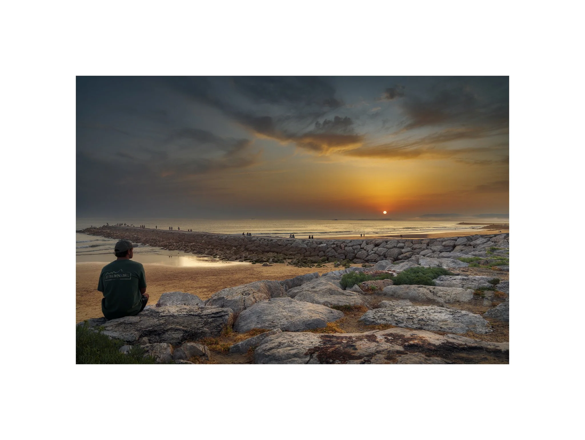 Costa da Caparica - (Vêr o Pôr do Sol 23) (30x40)