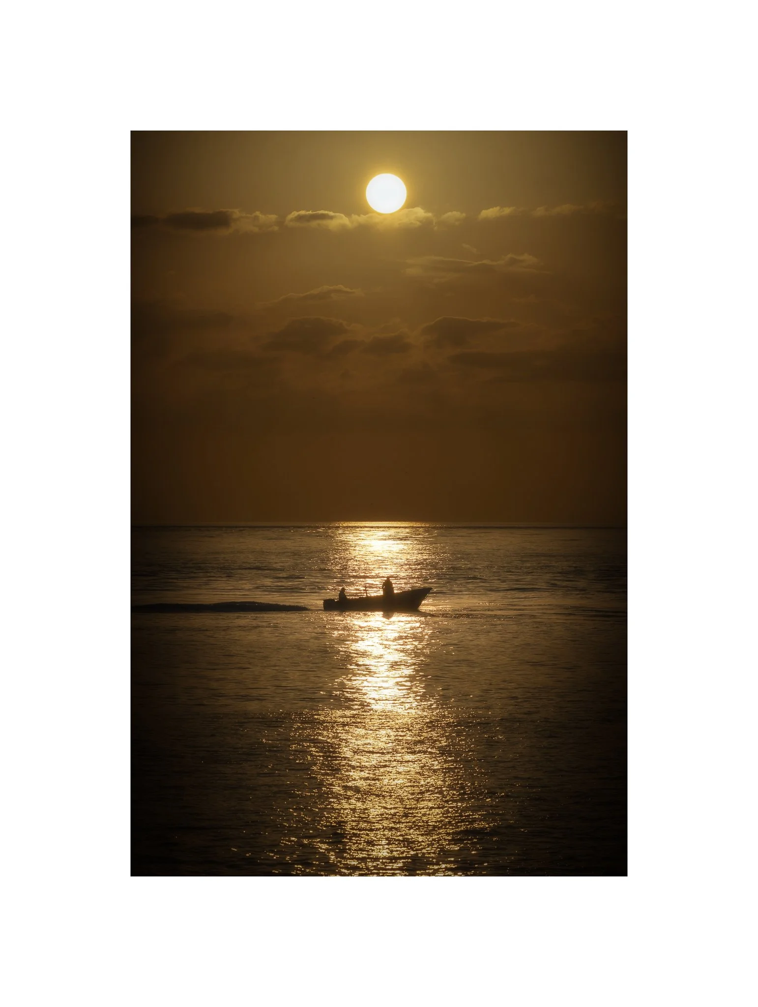 Costa da Caparica - (Pôr do Sol, Barco 40 B) (30x40)