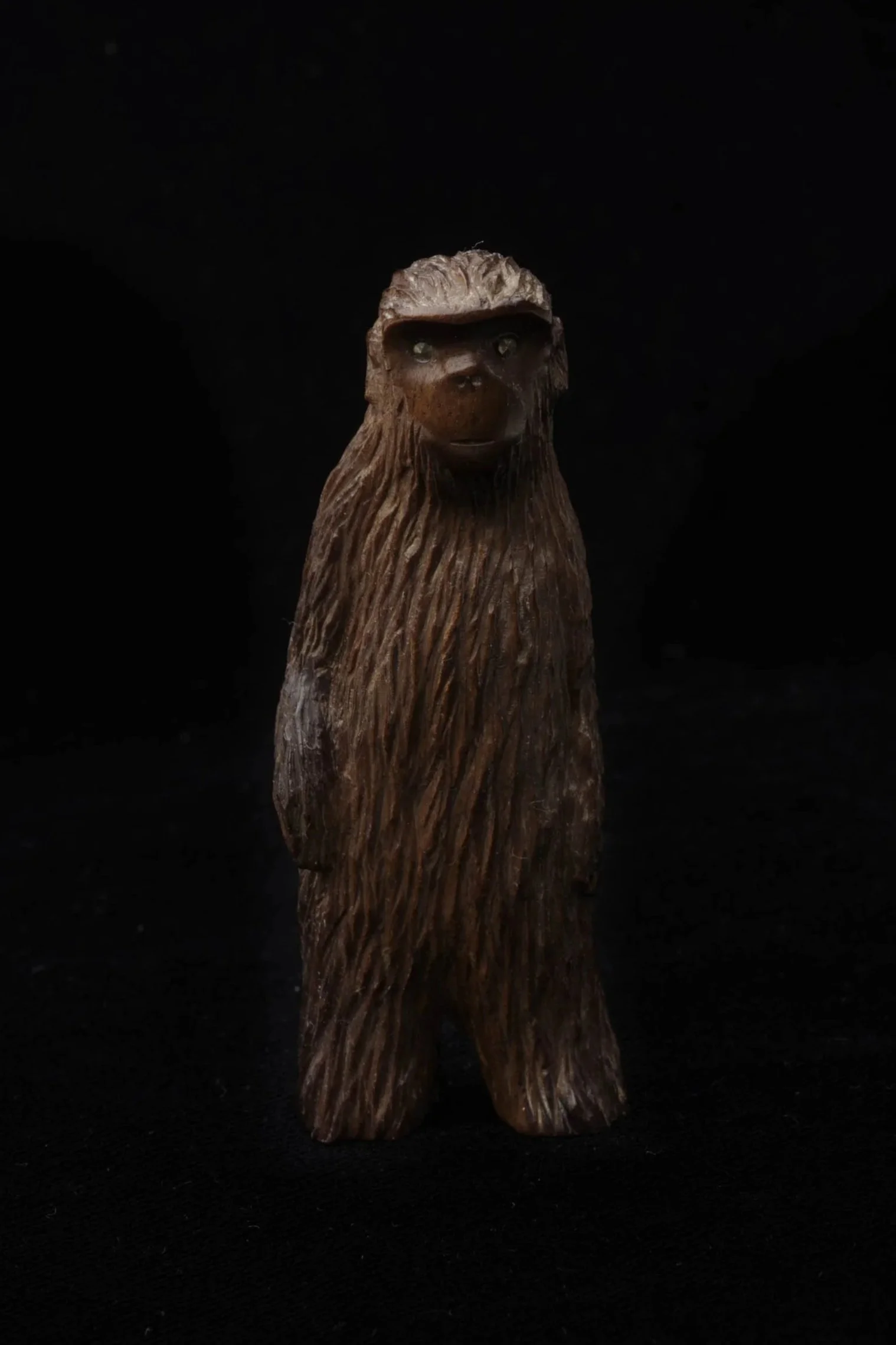 Unbel.  Ebony, sterling silver, marcasite, 2023