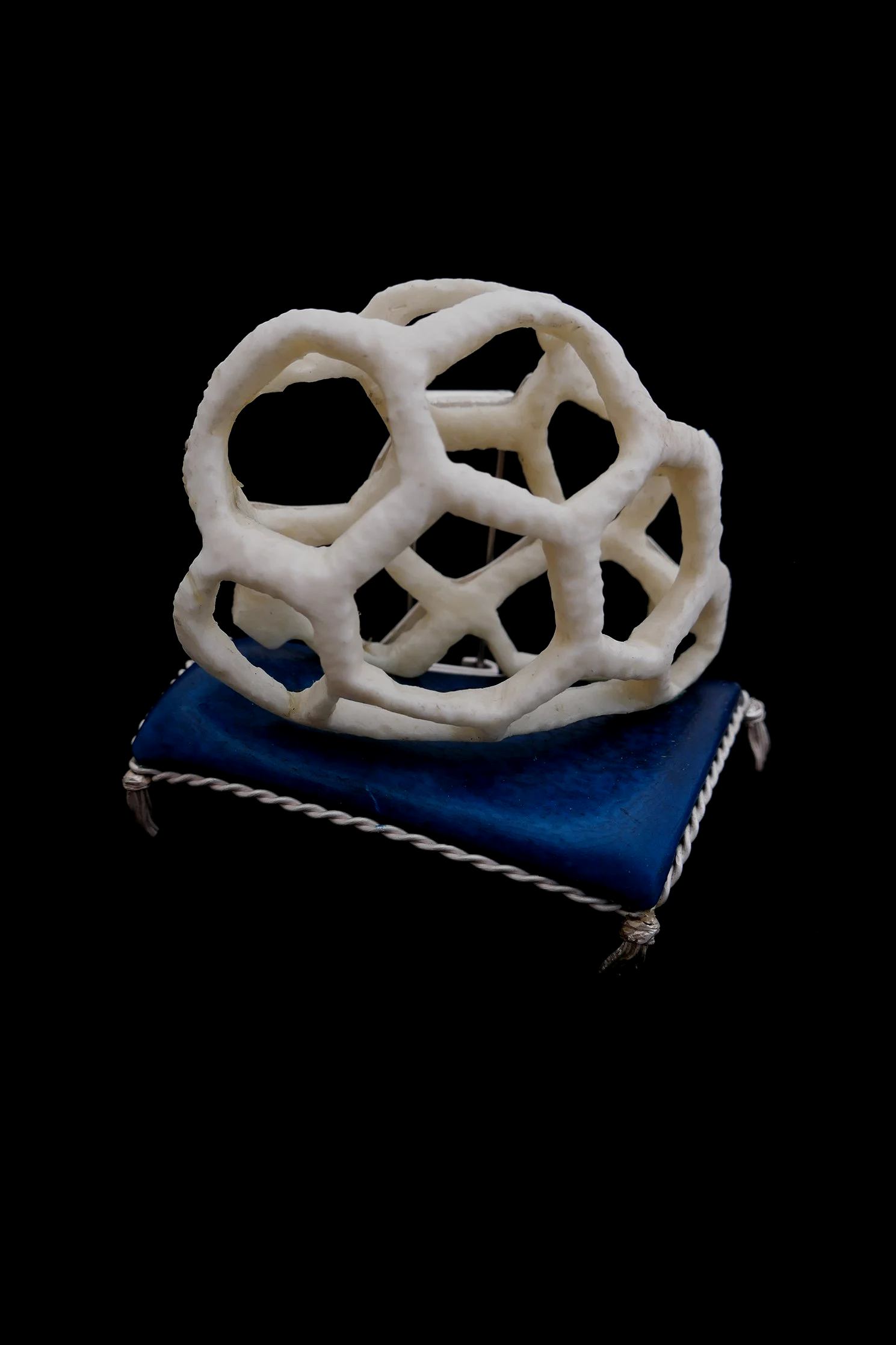 Treasure Basket. Bone, dyed bone, sterling silver. 2022